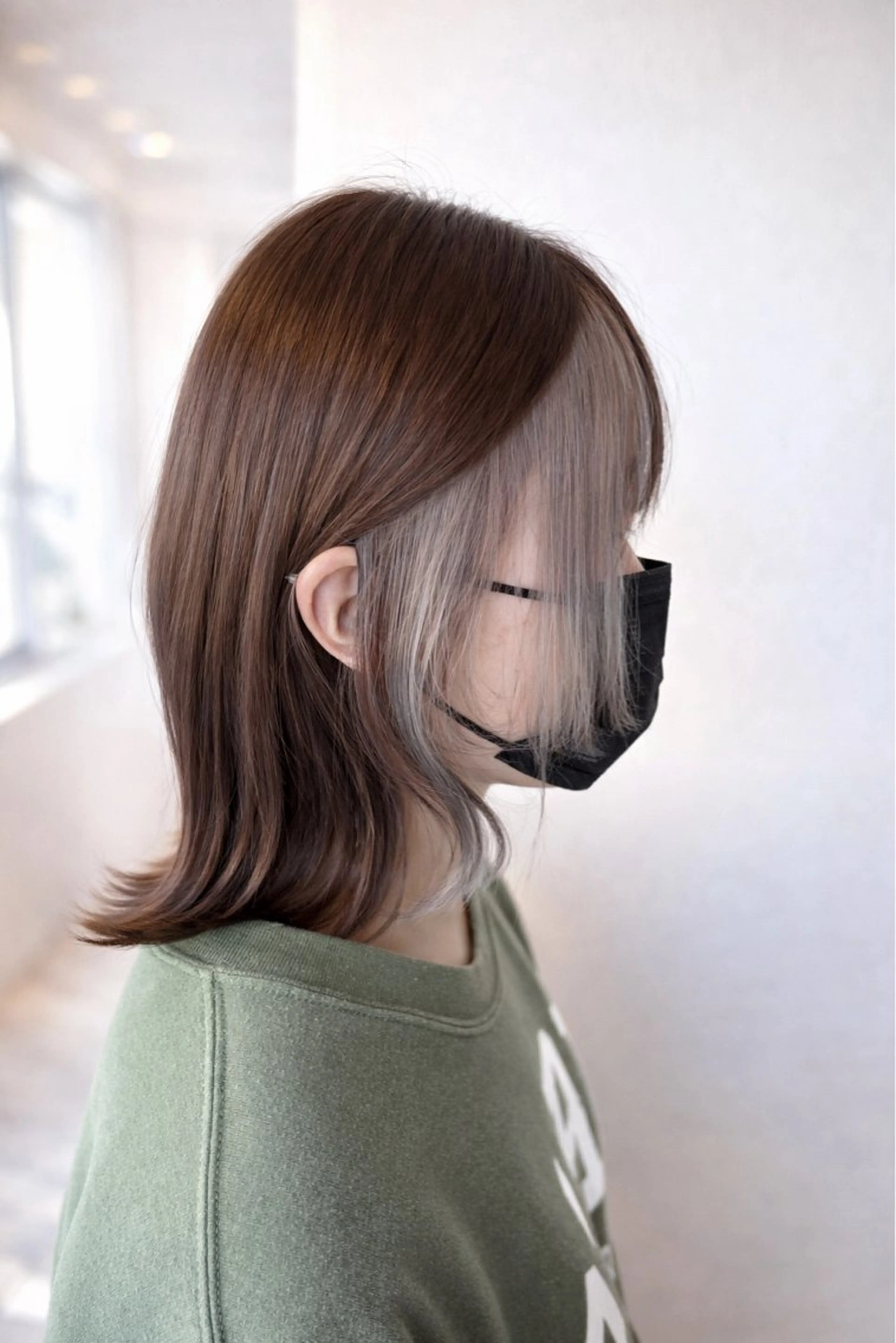 【初回来店の方限定❤️‍🔥】イヤリングブリーチ＋全体カラー＋シャンプーブローの写真