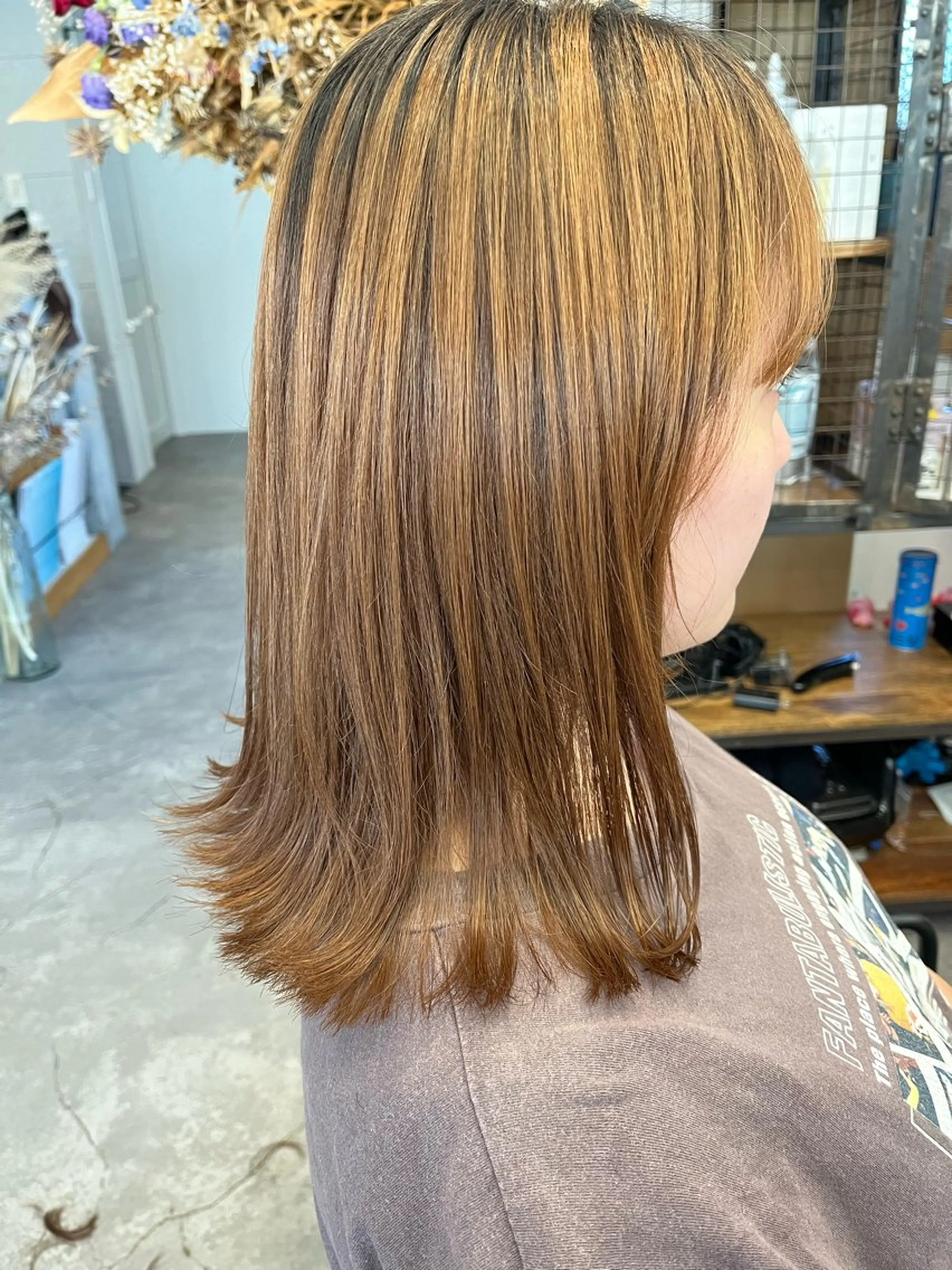 ミディアム カット トリートメント 森 莉子のヘアスタイル