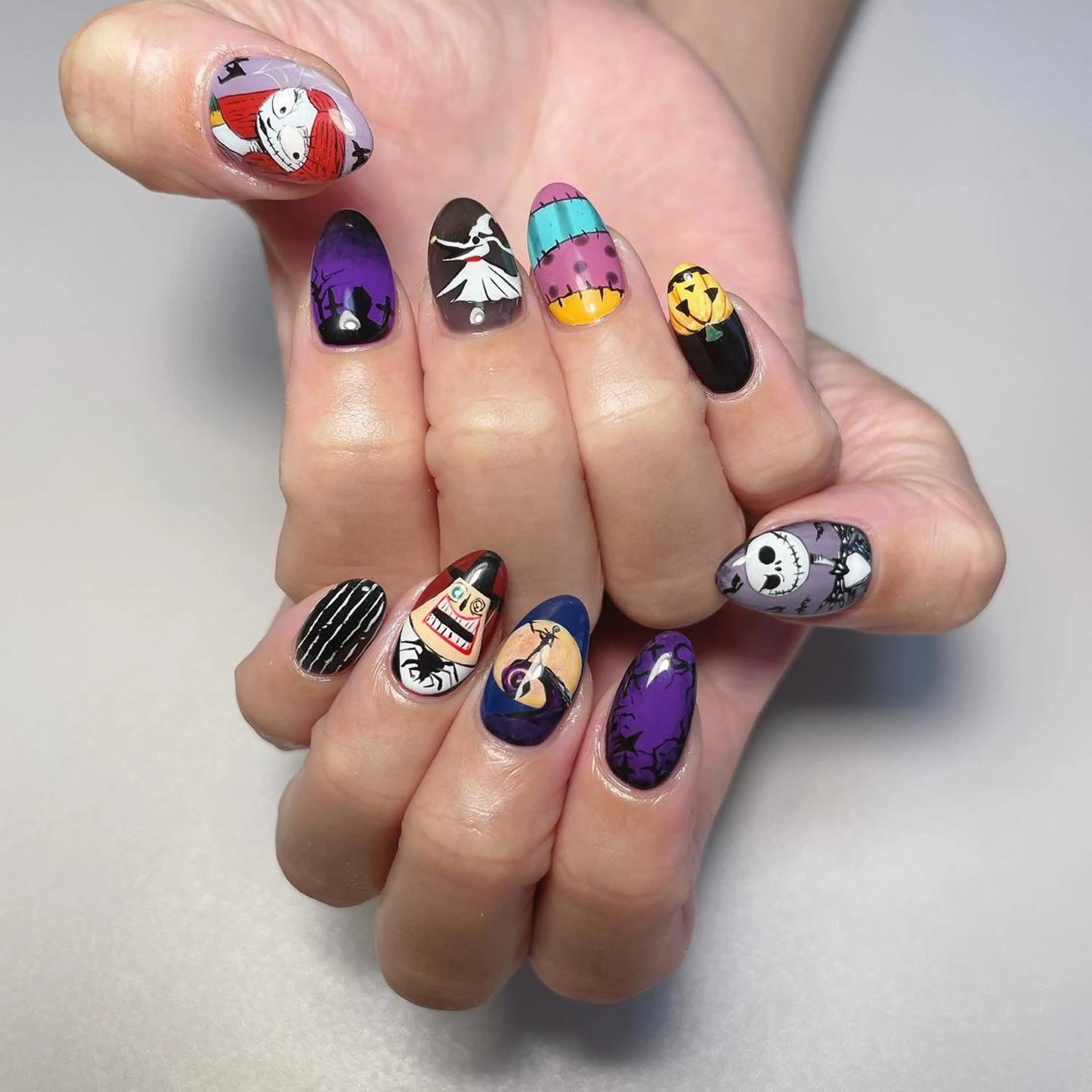 ネイル アートネイル ハロウィン ハンドネイル kipinail 川﨑えりかのネイルデザイン