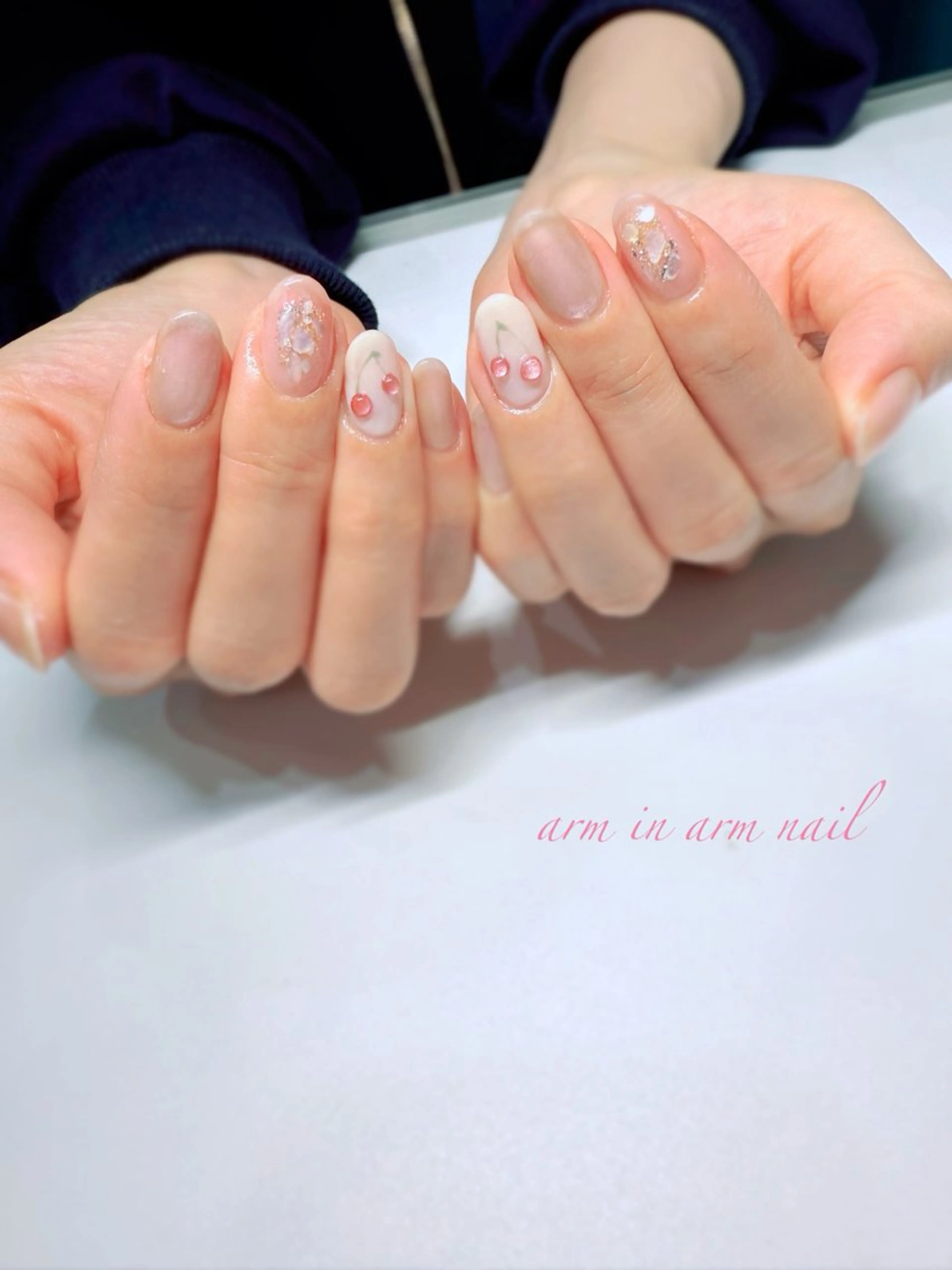 ネイル arm in arm ︎✿Yamamotoのマツエク・マツパデザイン