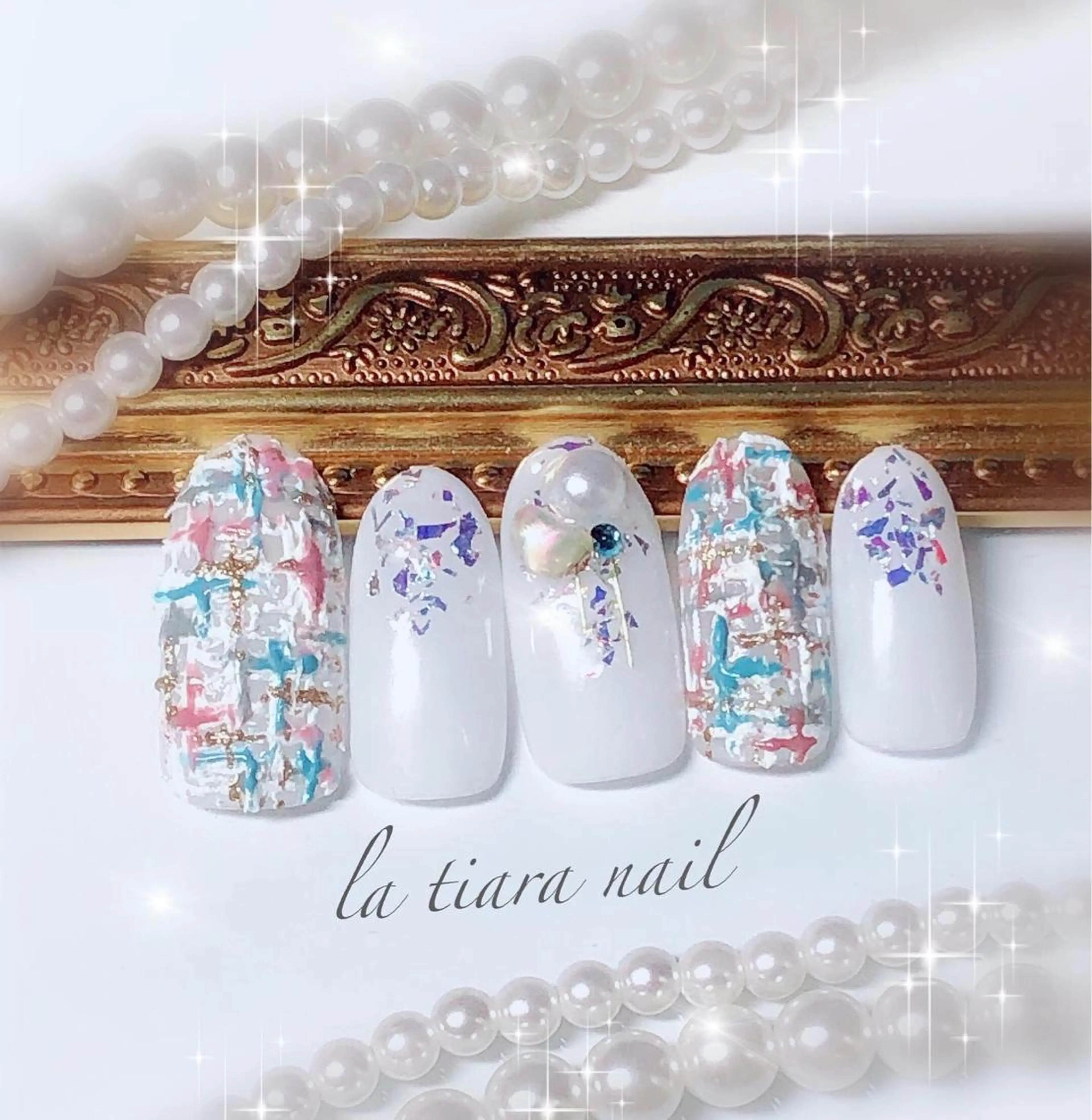 ネイル ハンドネイル Blue bird  nailのネイルデザイン