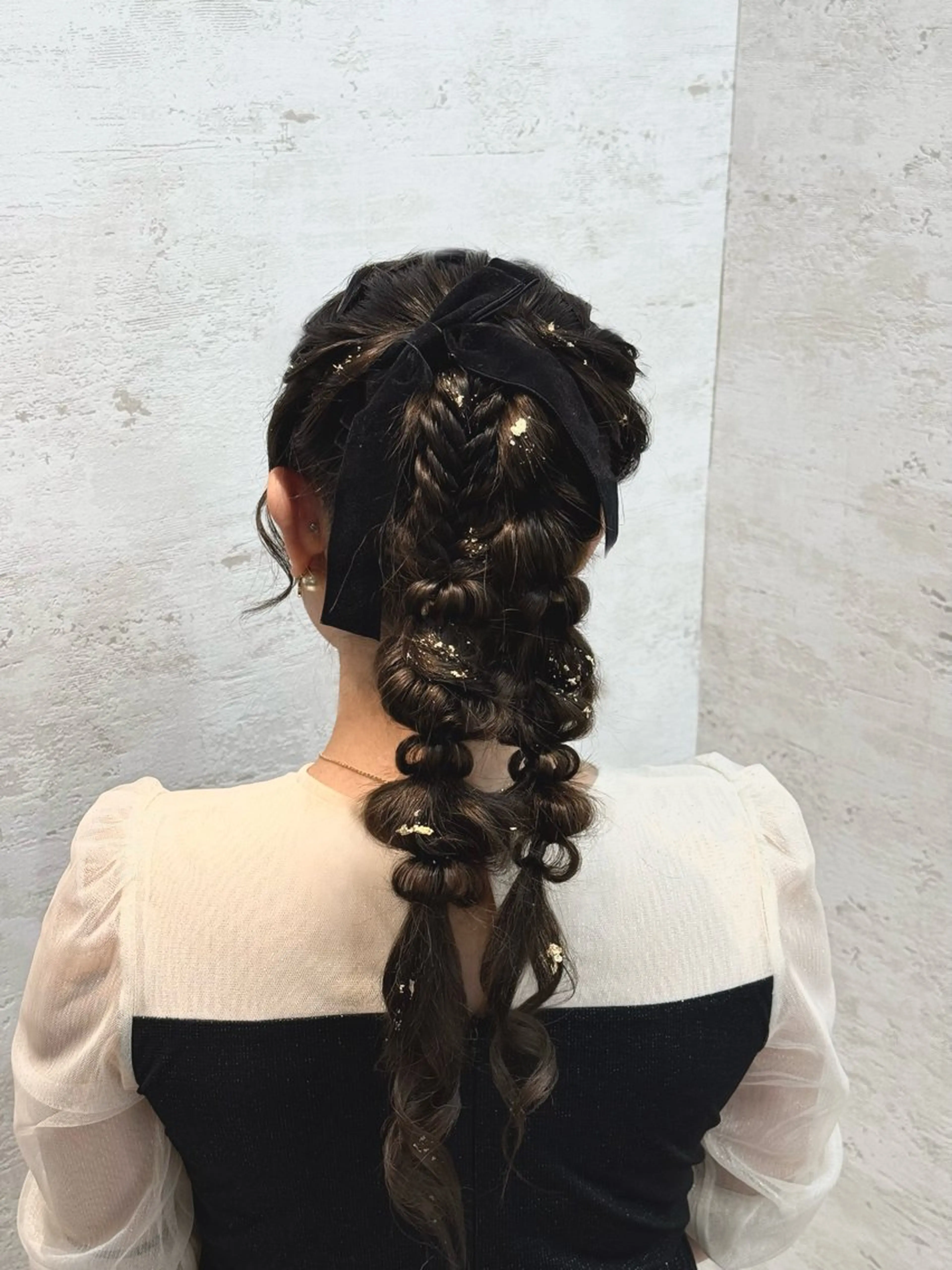 ヘアアレンジ ヘアセット オレンジポップ みりゅうのヘアスタイル
