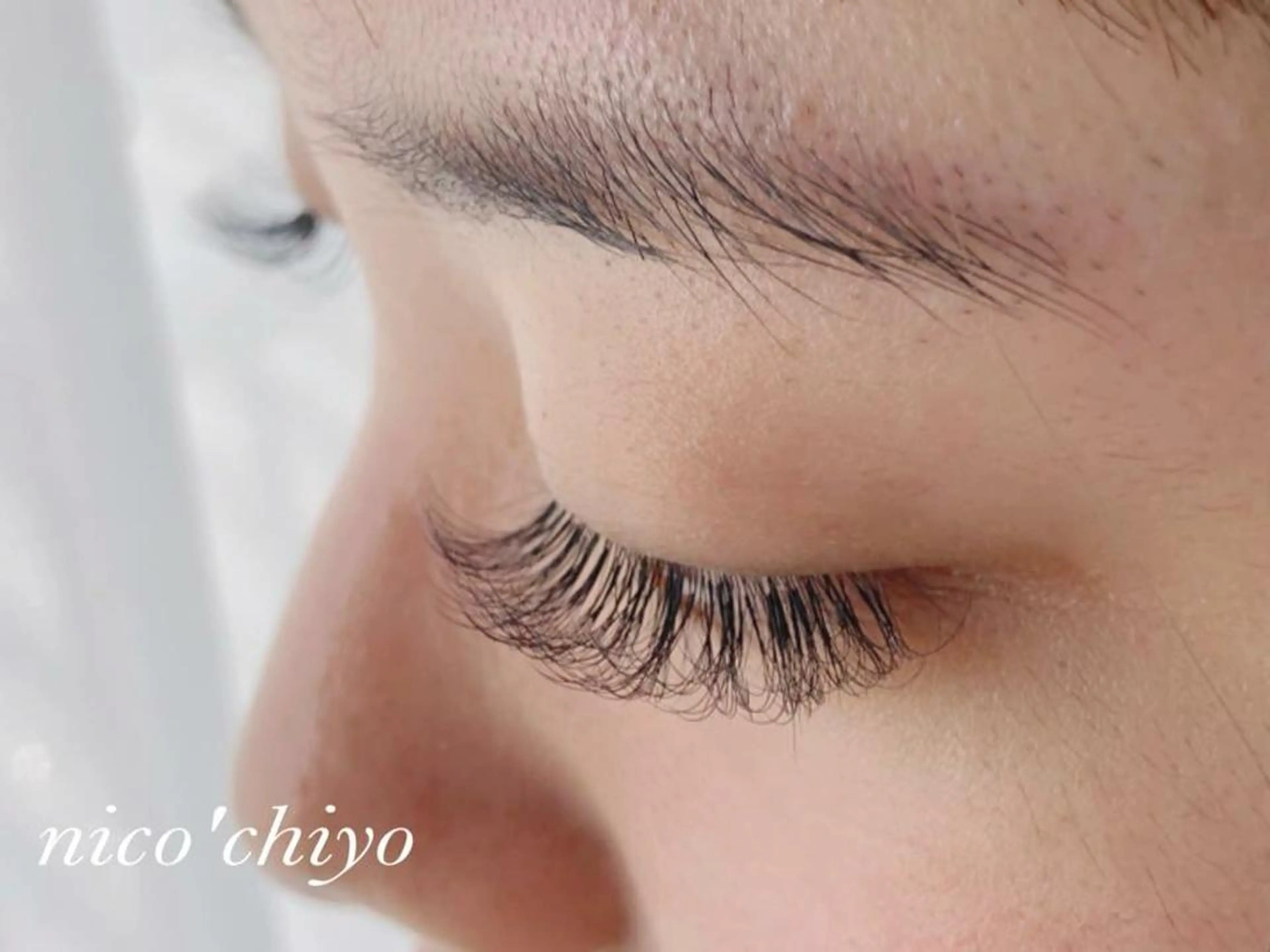 マツエク・マツパ 付け放題 ボリュームラッシュ nico'chiyo ホソカワエーコのマツエク・マツパデザイン