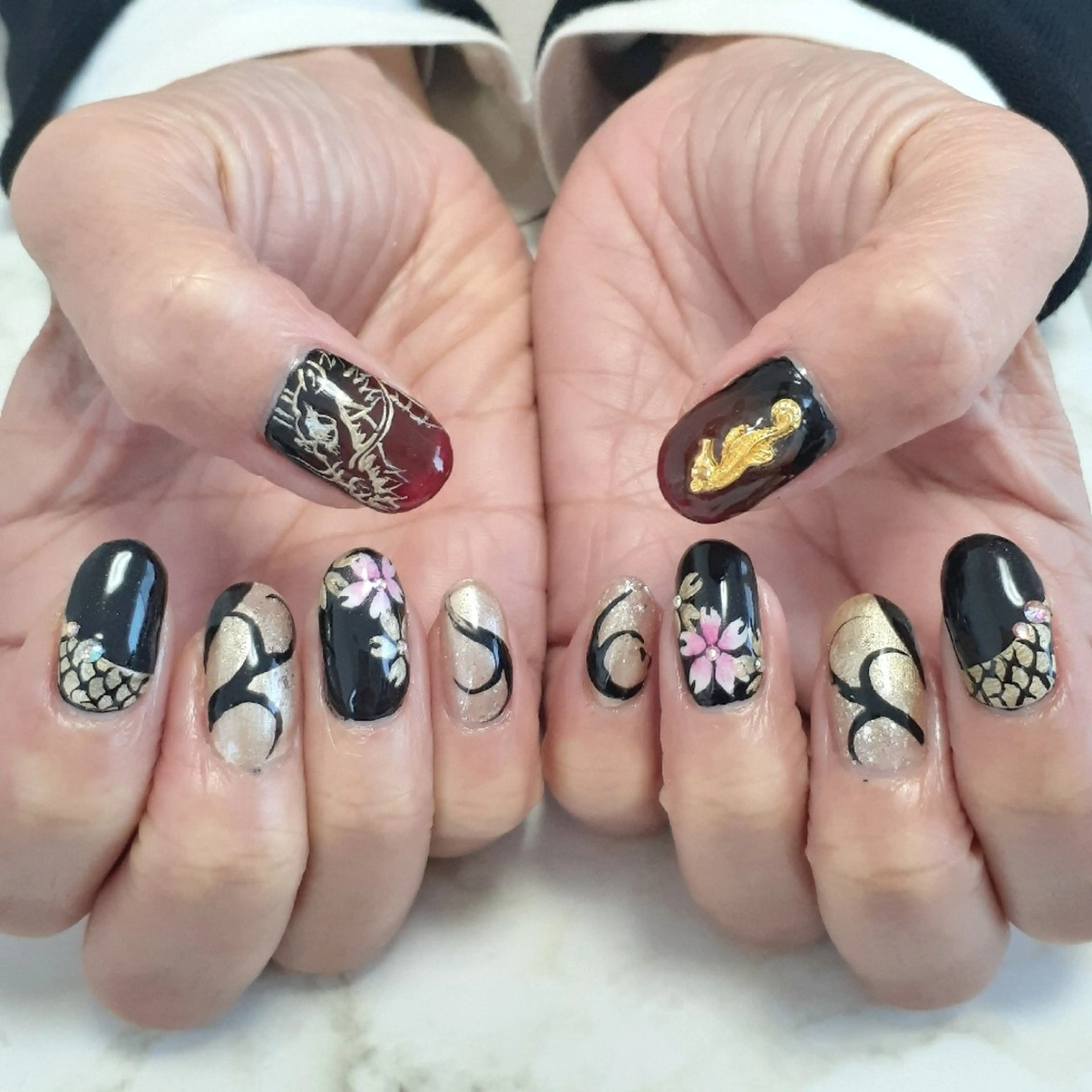 ネイル ハンドネイル 池元 真由美のネイルデザイン