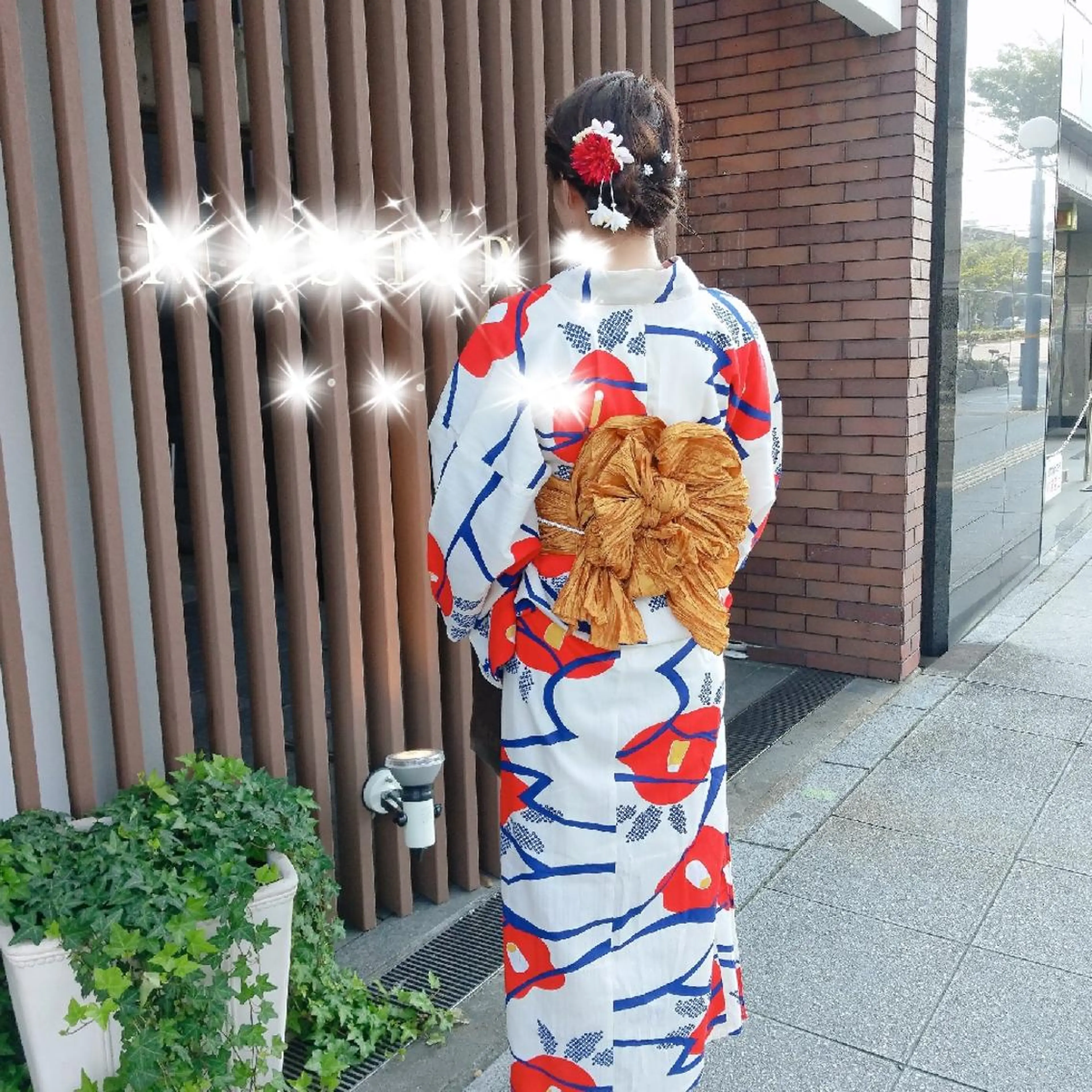 着付け 髪質改善/白髪ぼかし レイヤーカットemiのヘアスタイル