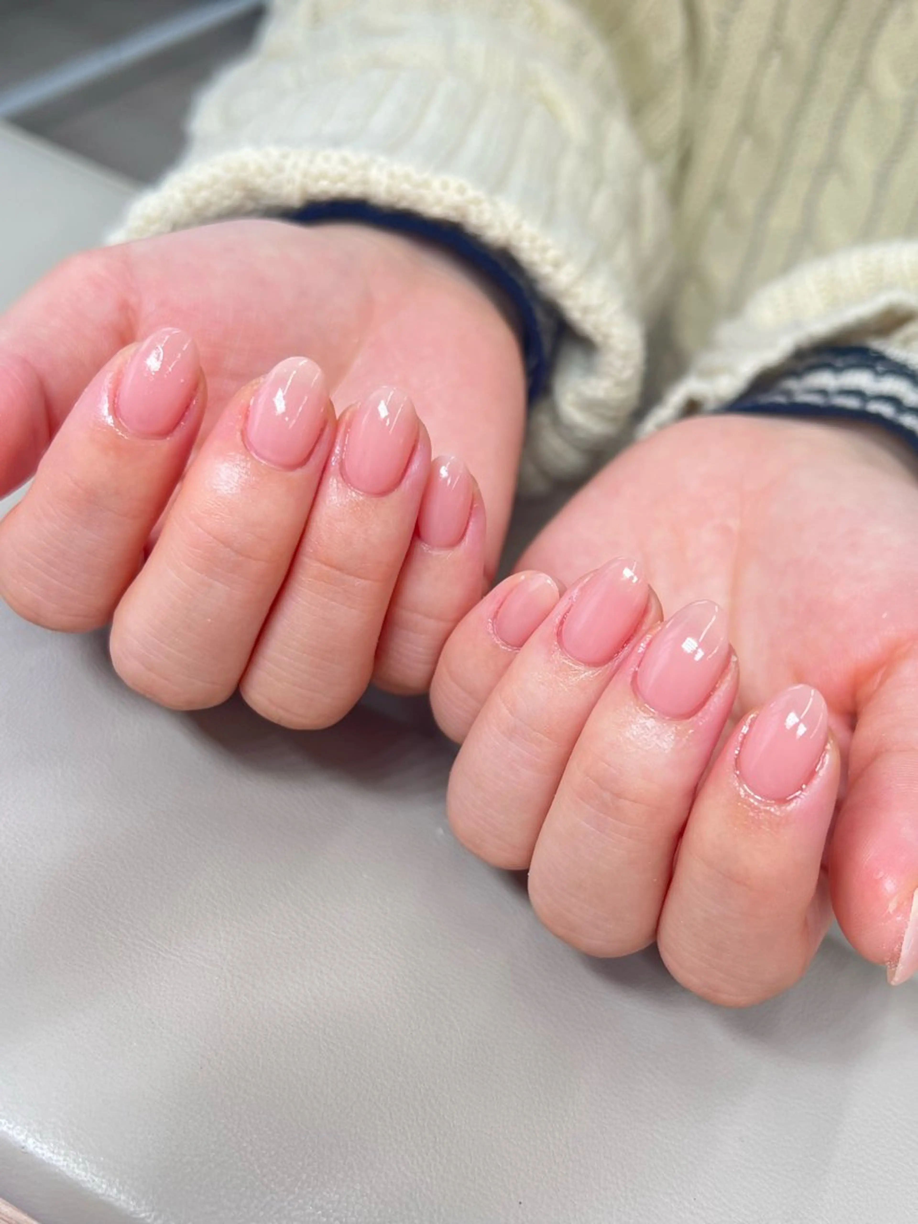 ネイル ワンカラーネイル ピンク ハンドネイル Lumiereva nail salonのネイルデザイン