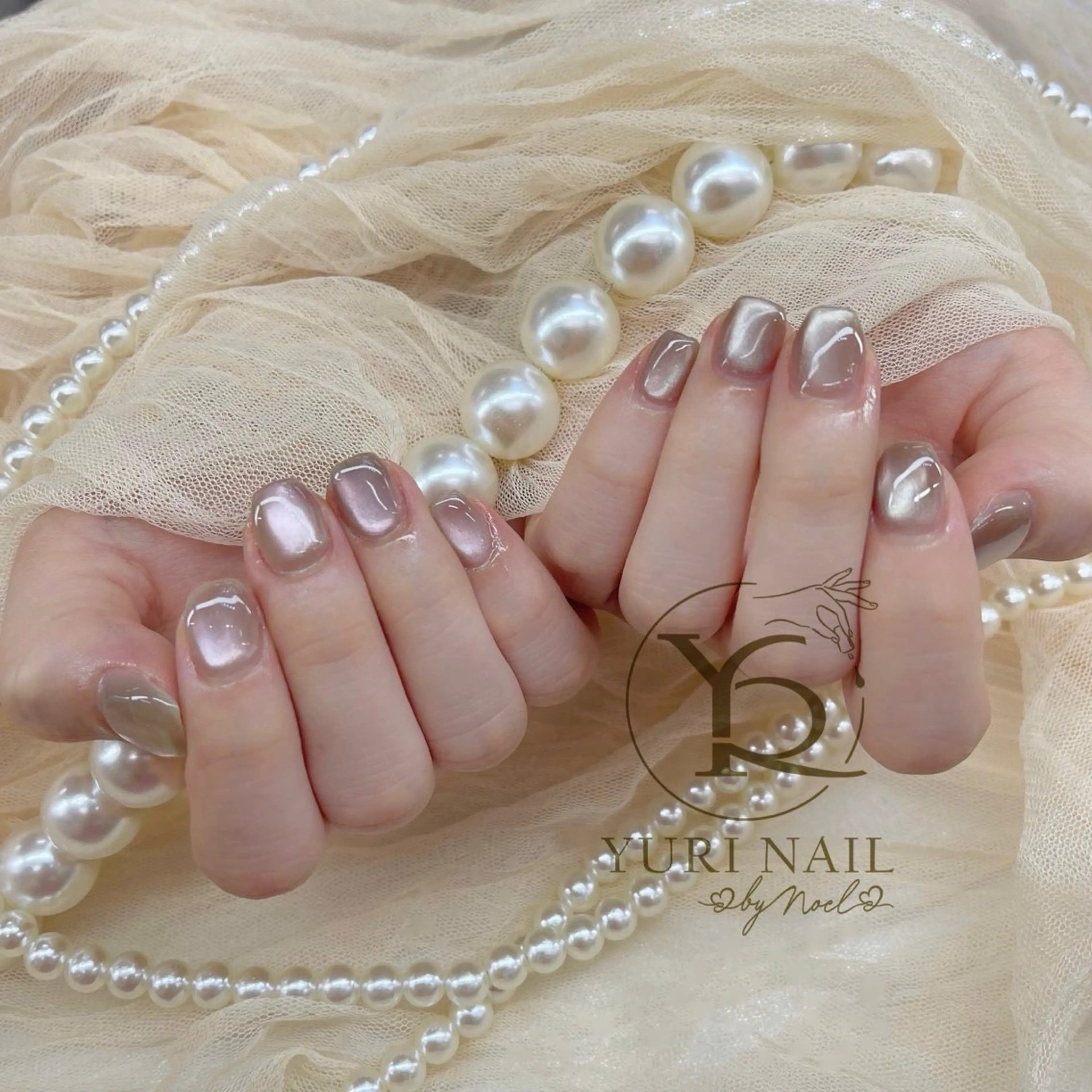 ネイル チークネイル フットネイル フレンチネイル 韓国ネイル マグネットネイル ハンドネイル フットネイル ハンドケア YURI Nail Funabashiのネイルデザイン