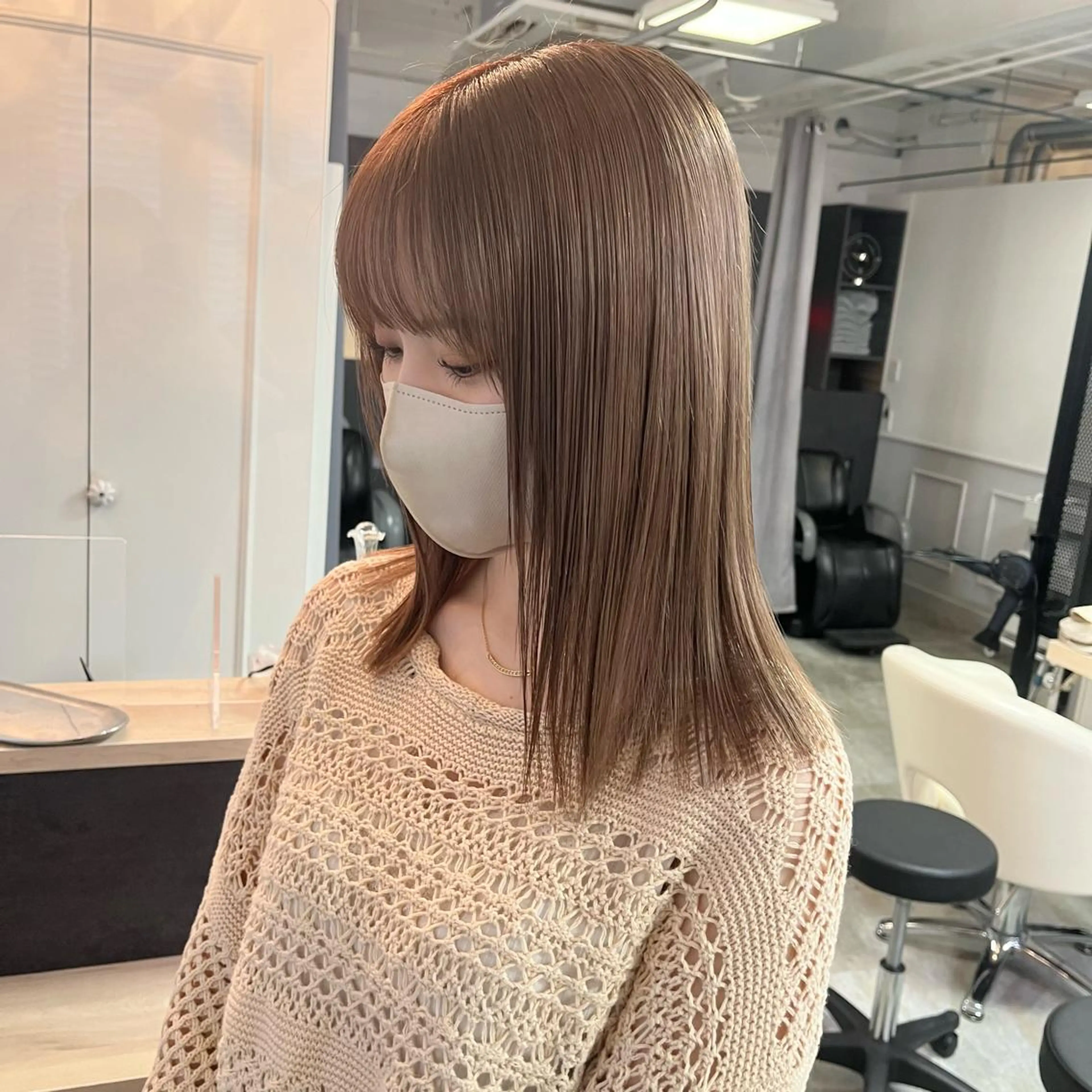 ミディアム カラー ボブ& 髪質改善FUMIYAのヘアスタイル