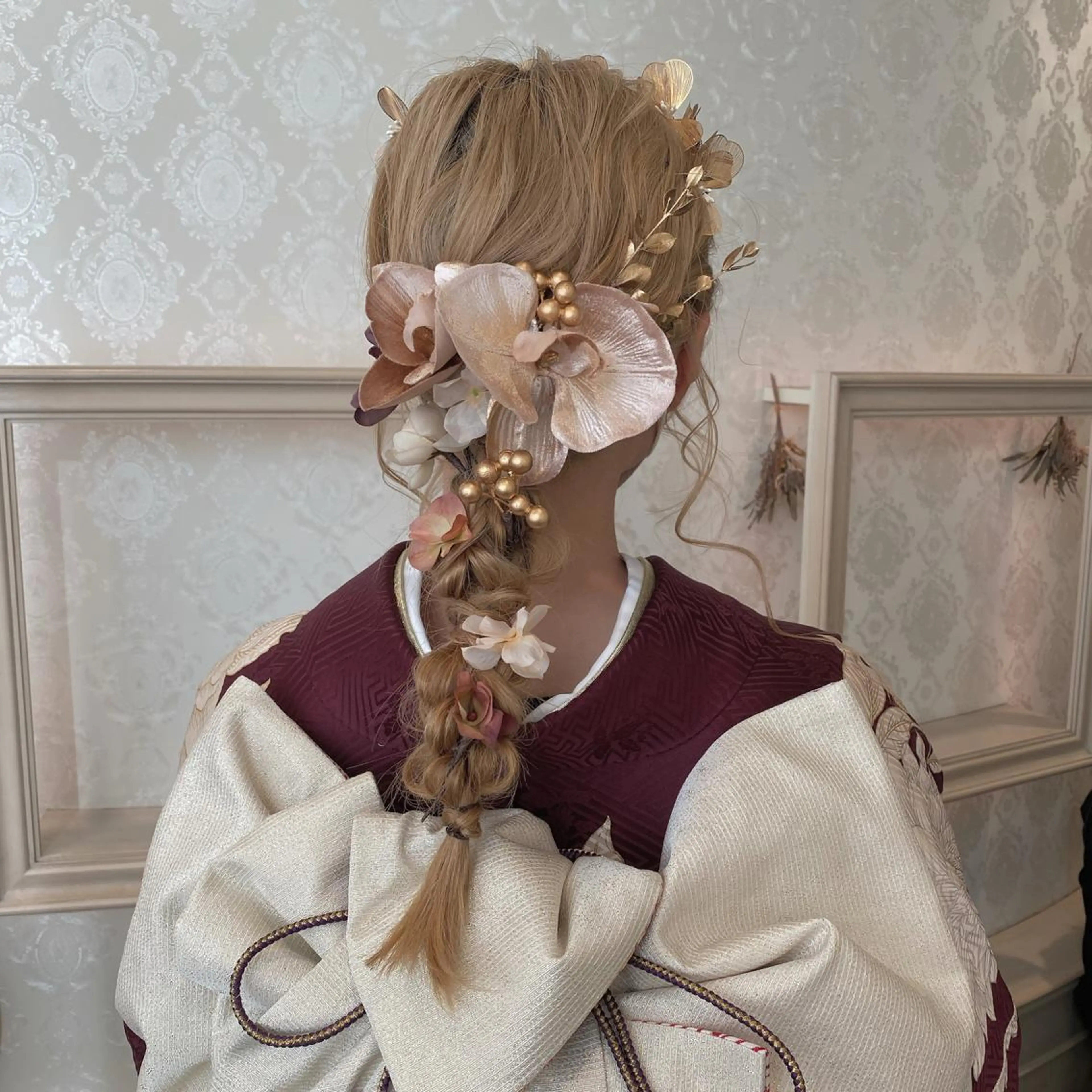 ロング ヘアアレンジ 着付け 🦋Misaki🦋 メンズパーマ/着付けのその他イメージ