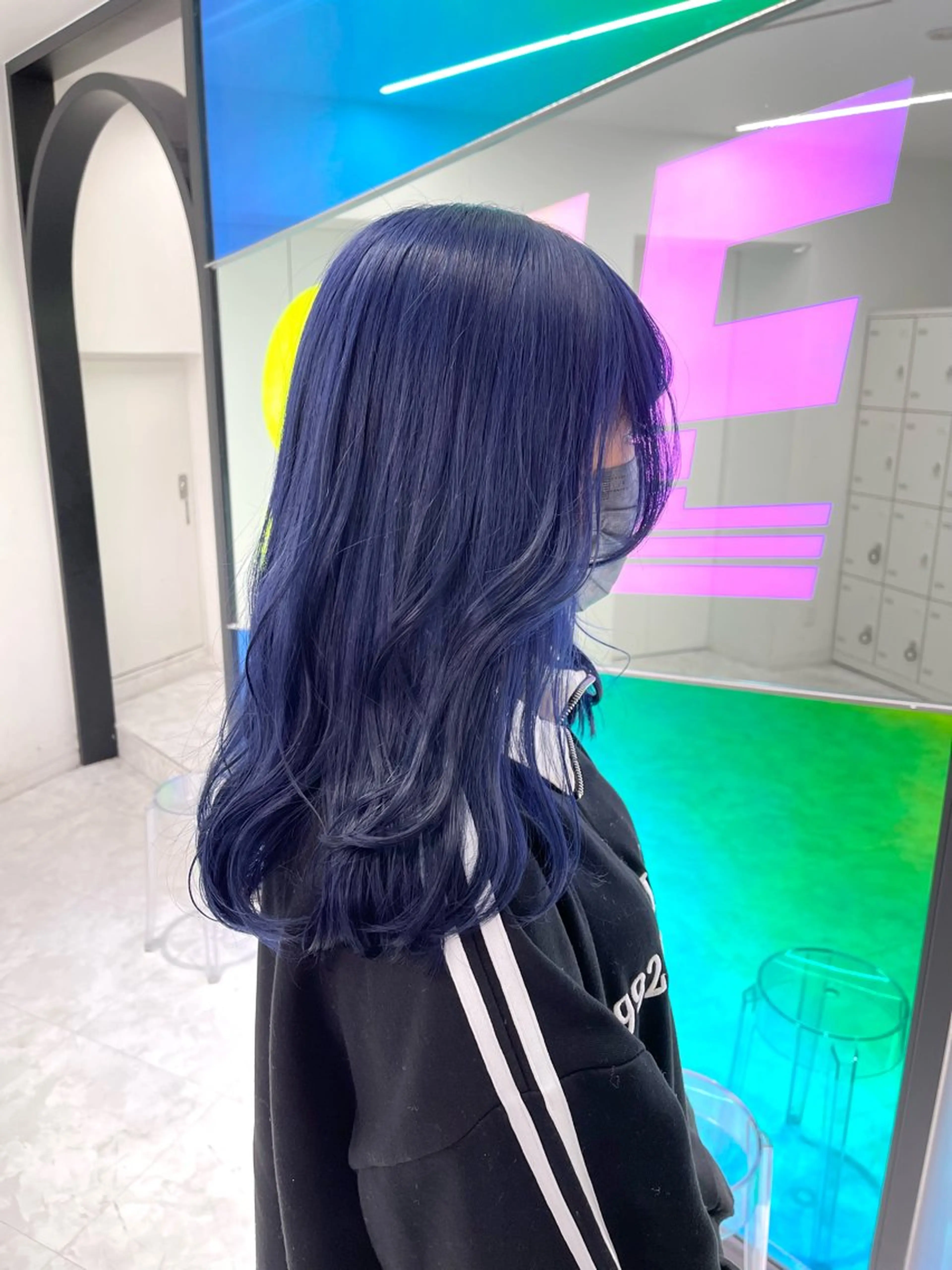 ミディアム カラー ヘアカラー 🤍💕ブリーチカラ ーAyaka💕🤍のヘアスタイル