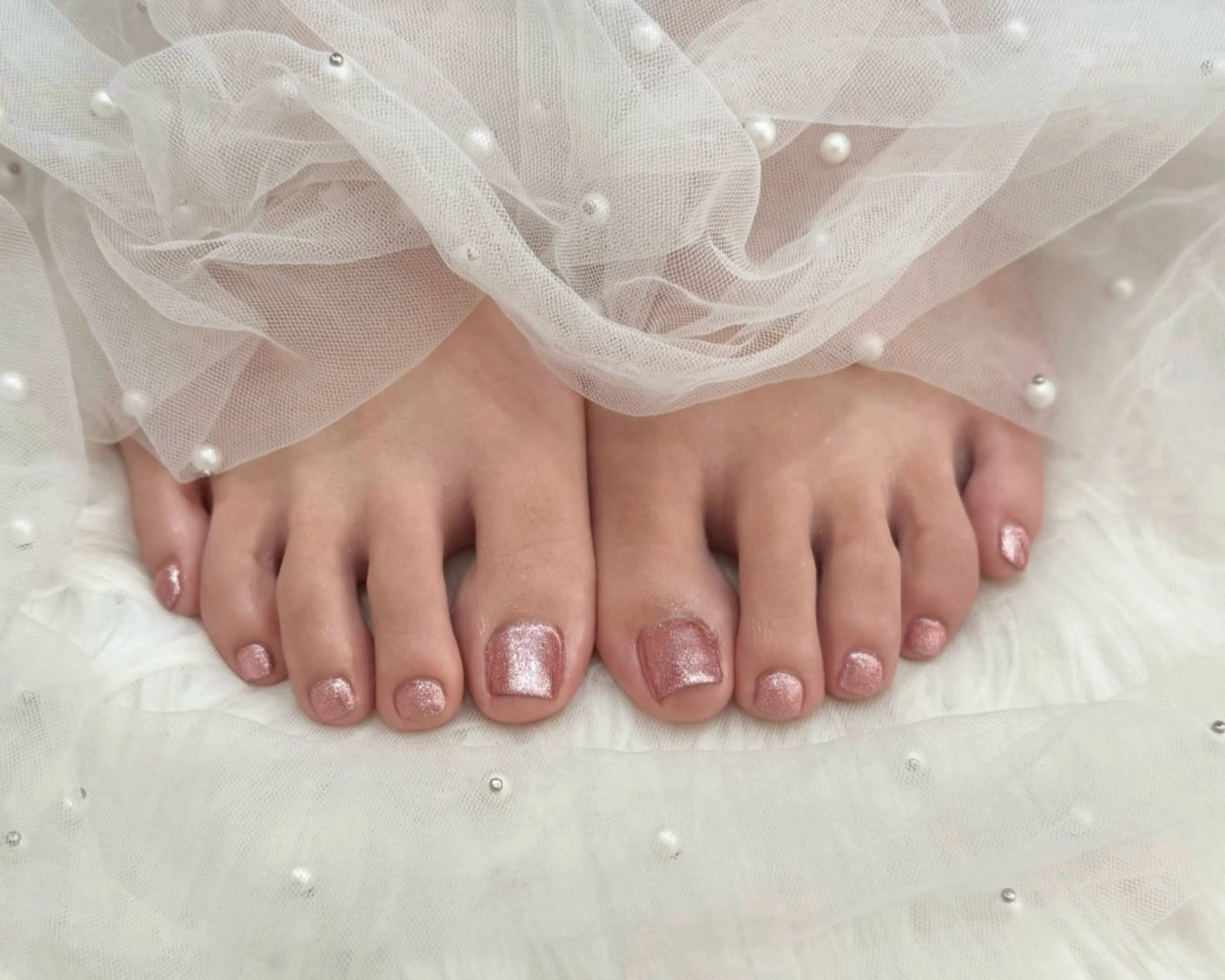 【オフなしの方はこちら💁🏻♀️】☆Jrネイリストフットワンカラー☆の写真