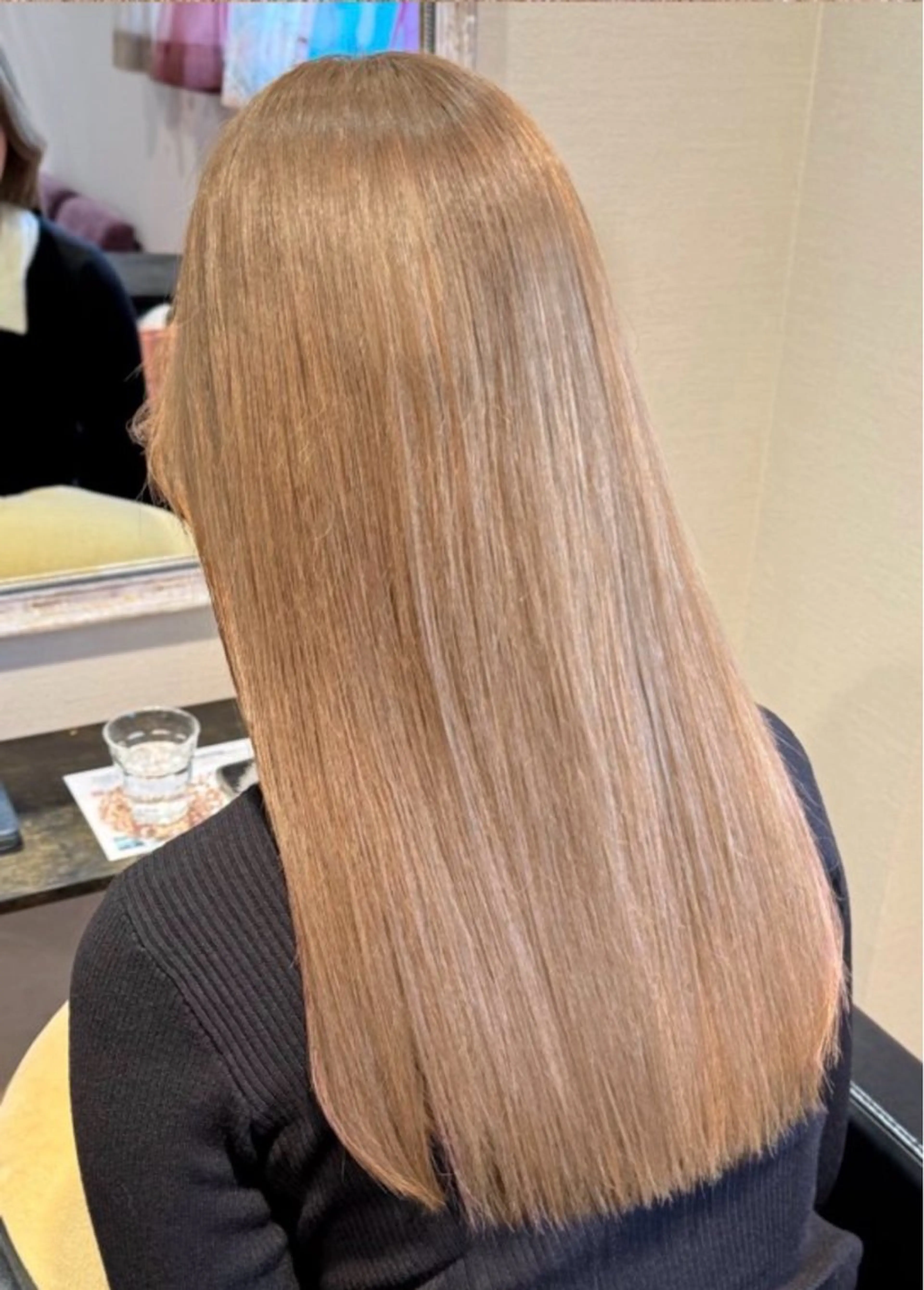 ロング カラー カット ヘアカラー 暖色系/ブリーチ/ 豊橋/ノア𝜗𝜚のヘアスタイル