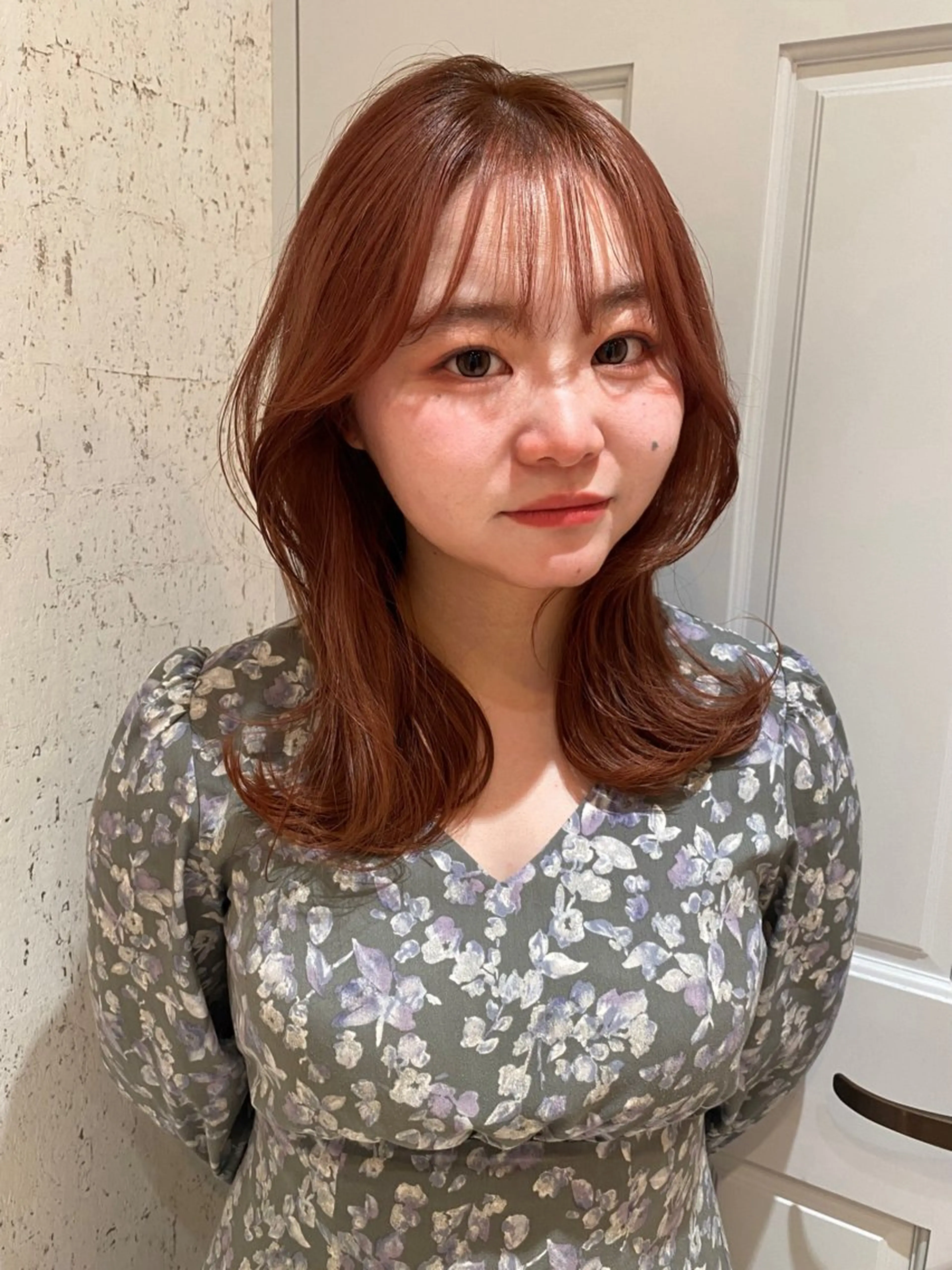 ミディアム カラー カット ヘアカラー トリートメント mai / linoah˚✧のヘアスタイル