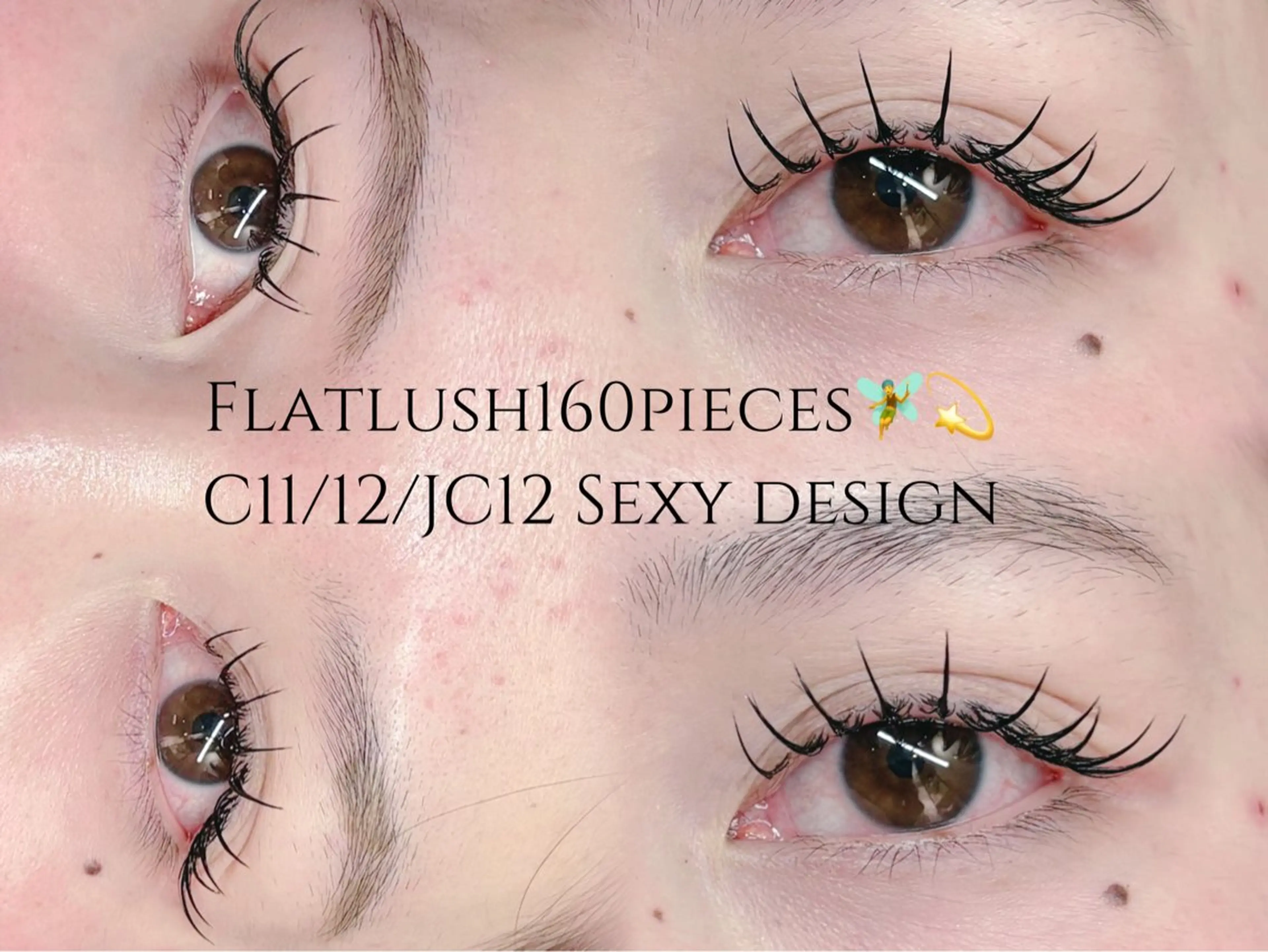 マツエク・マツパ フラットラッシュ セクシー マツエク 束感👀エクステ 🍒Izumi👀のマツエク・マツパデザイン