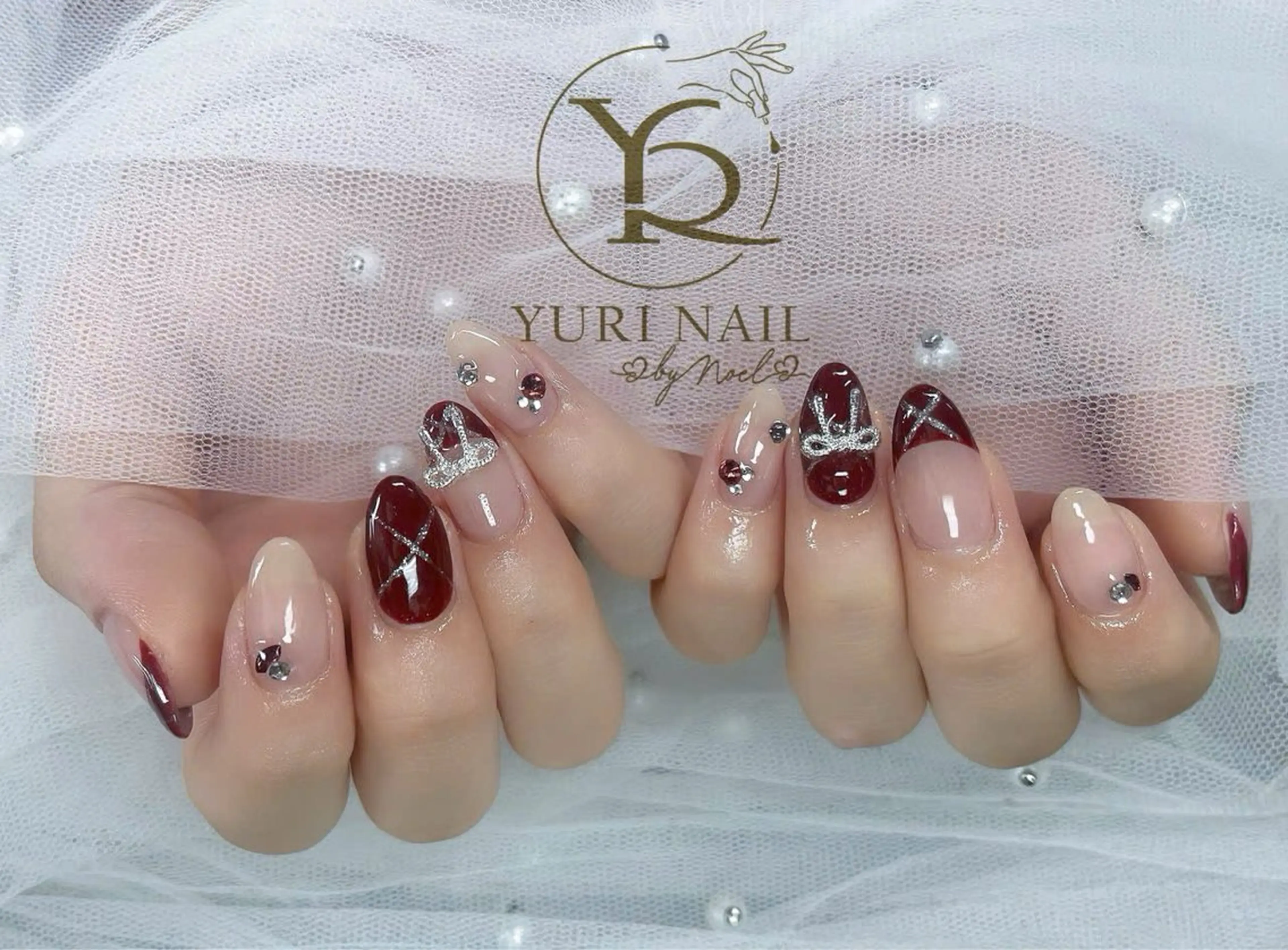 ネイル チークネイル フットネイル 韓国ネイル ニュアンスネイル オフィスネイル ハンドネイル フットネイル ハンドケア YURI Nail NARITAのネイルデザイン