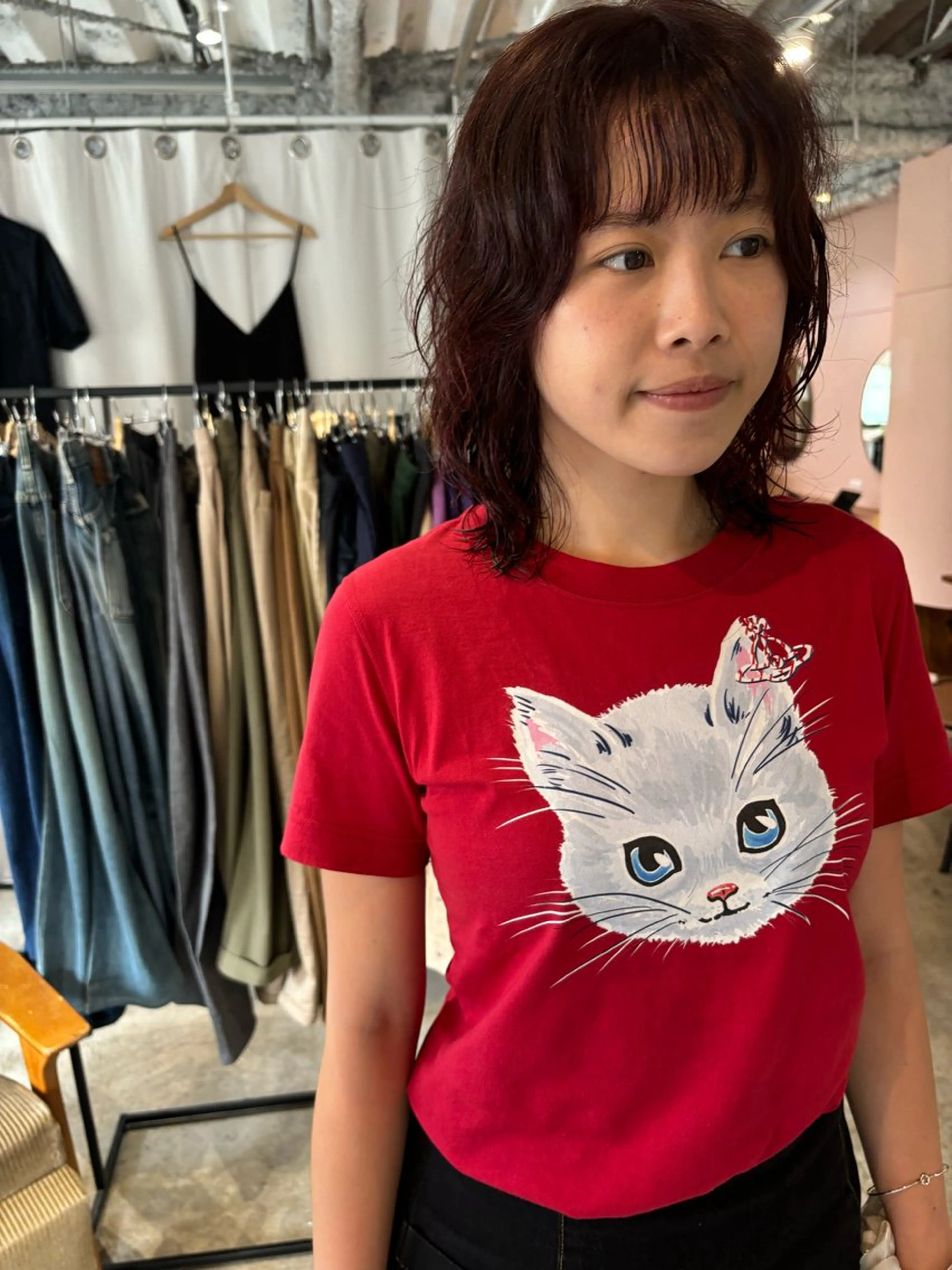 ミディアム カラー パーマ Hayashi Shioriのヘアスタイル