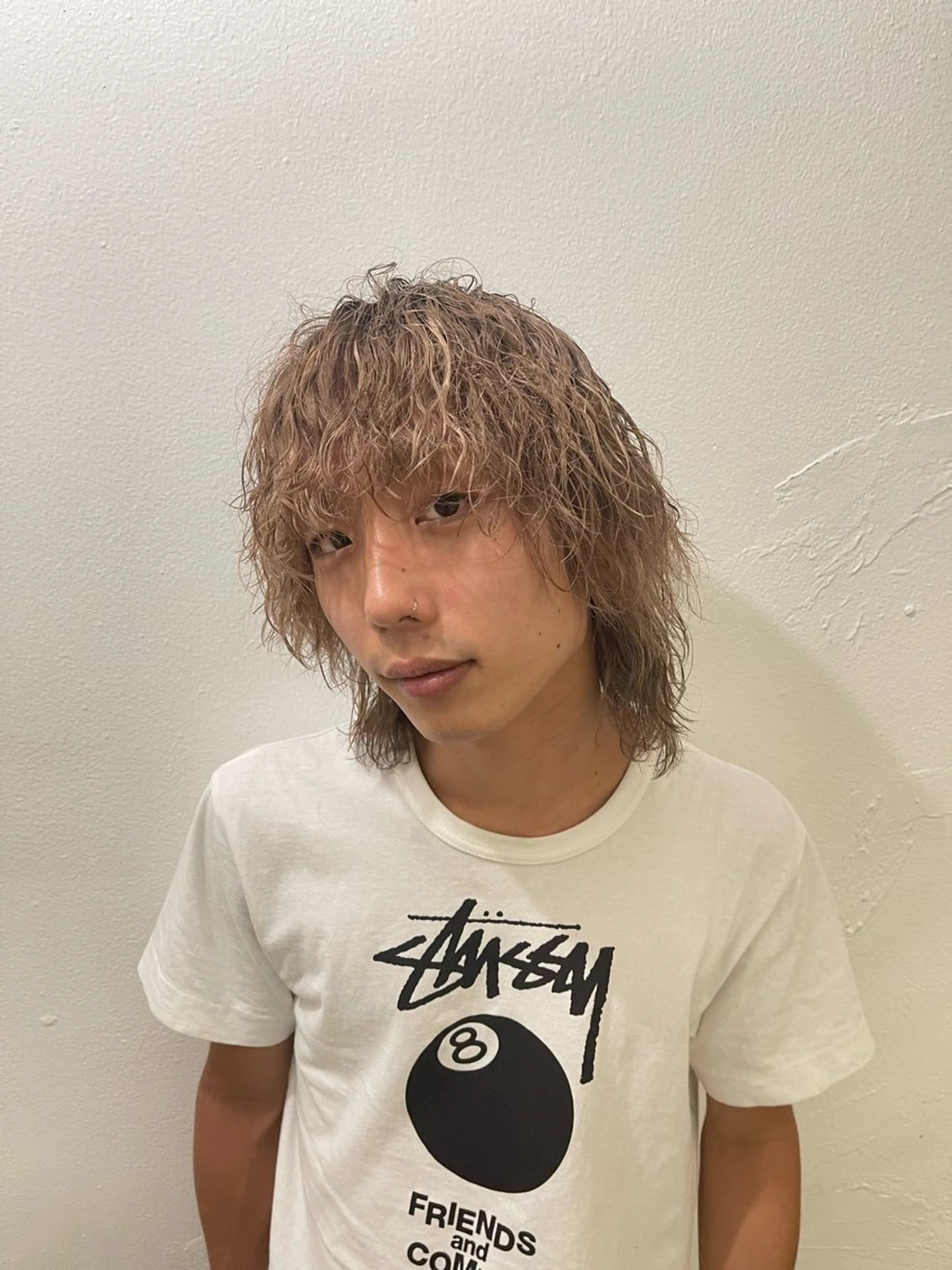 パーマ メンズ メンズカット パーマ[佐橋]のヘアスタイル