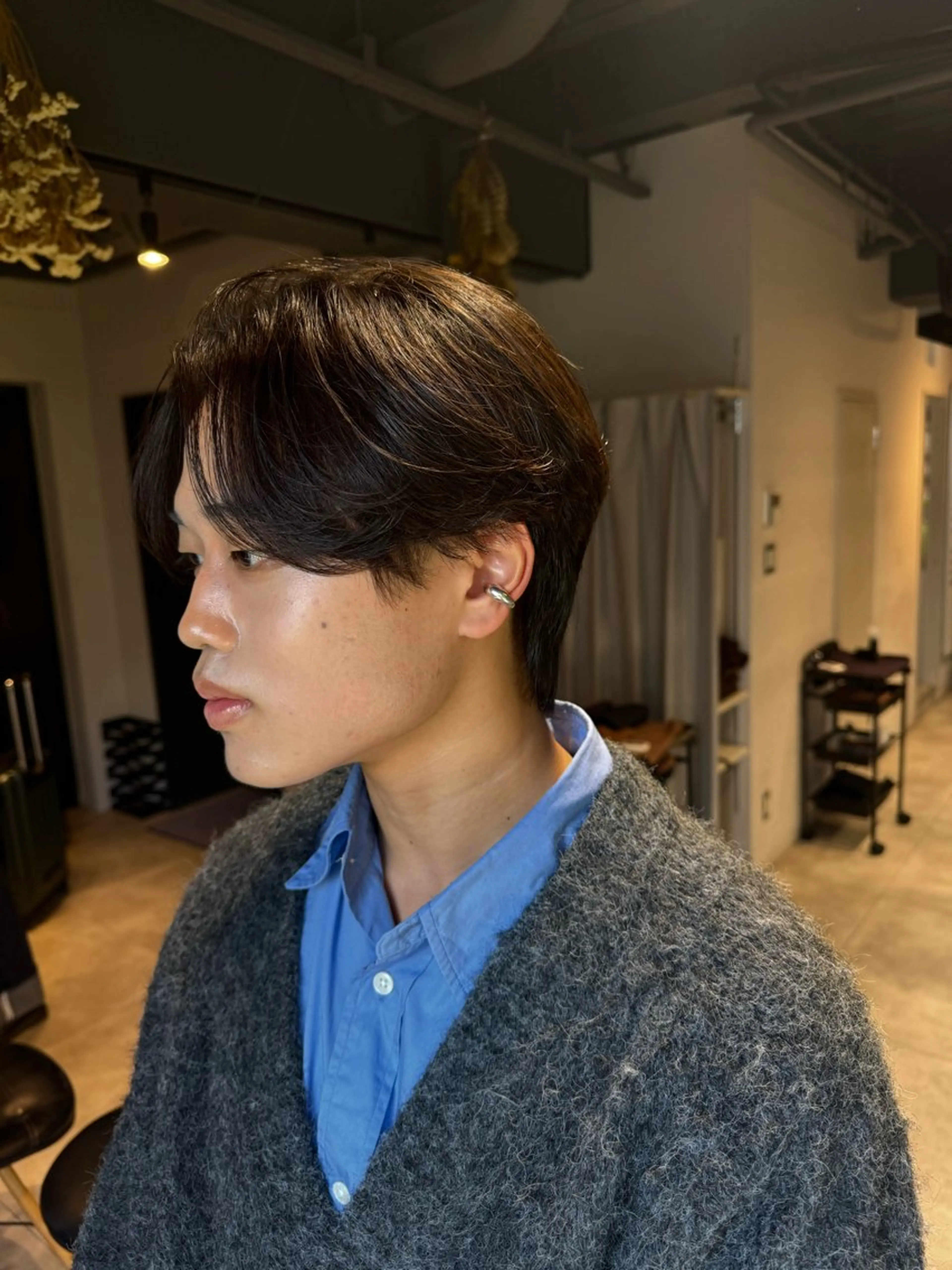 パーマ メンズ ダウンパーマ メンズ韓国風 メンズパーマ カット パーマ 似合う髪型が 分からない方へのヘアスタイル