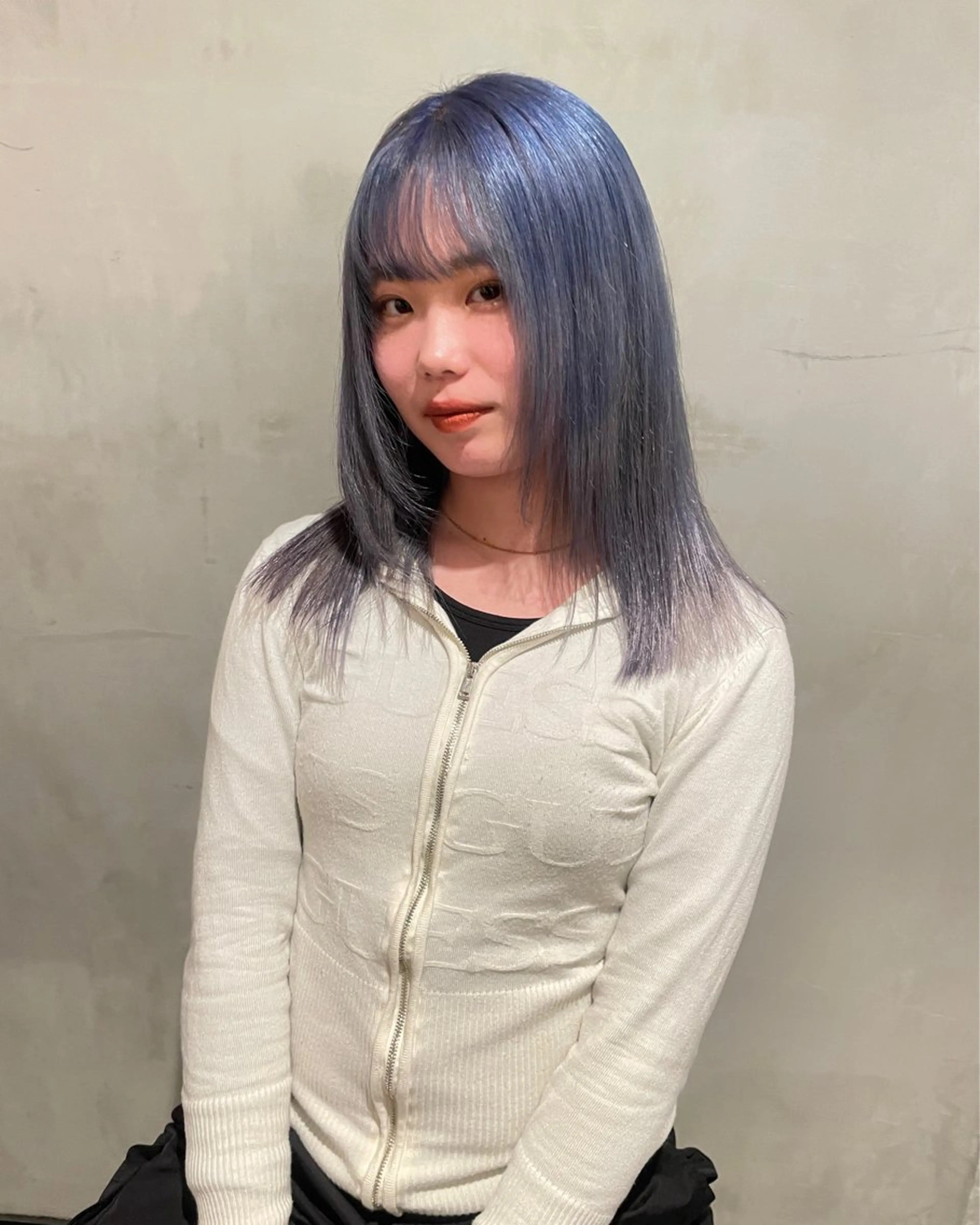 セミロング 🎀海外ヘア/表参道 Satone🎀のヘアスタイル