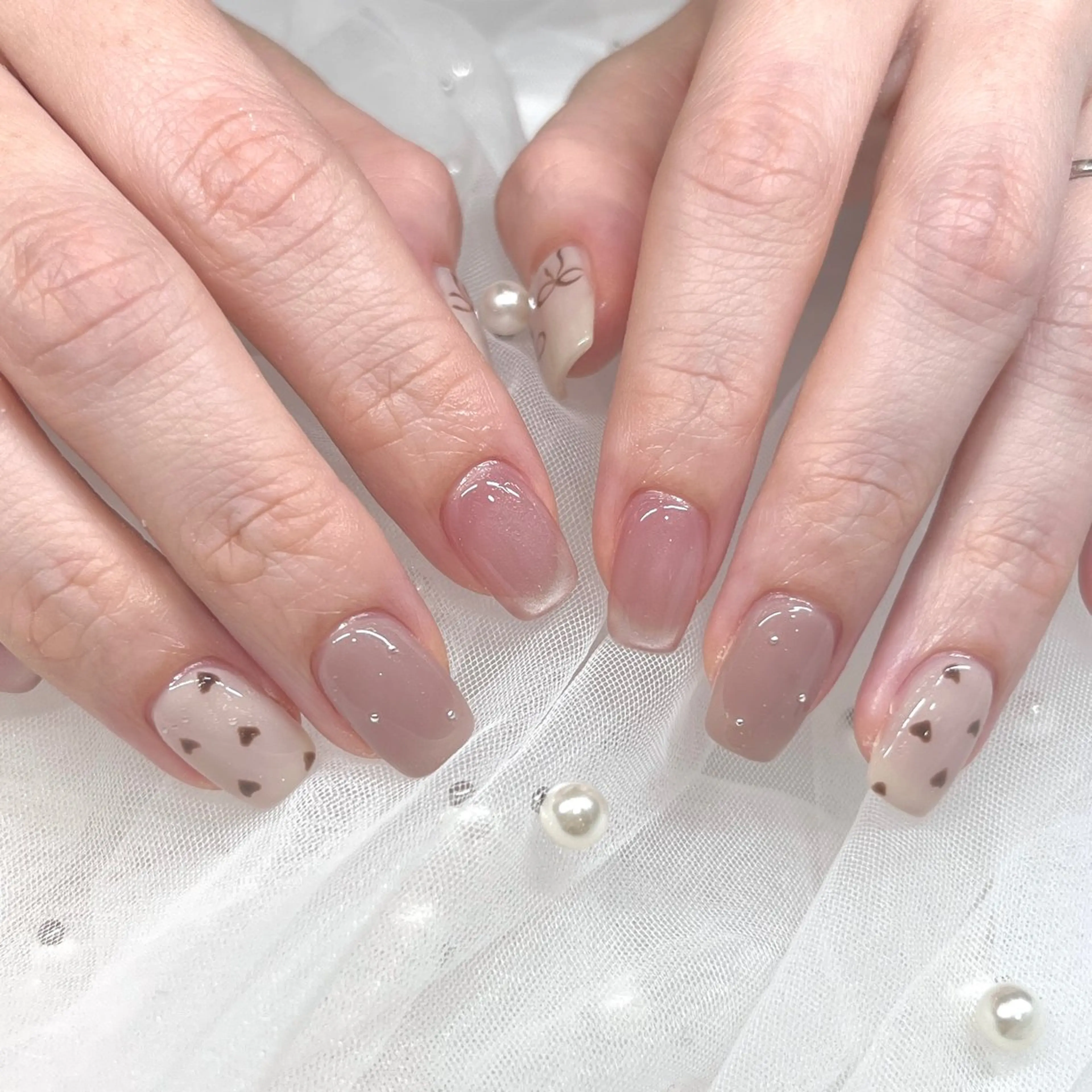 ネイル ハート エルバイノリコ加藤 パラジェル取り扱い店のネイルデザイン