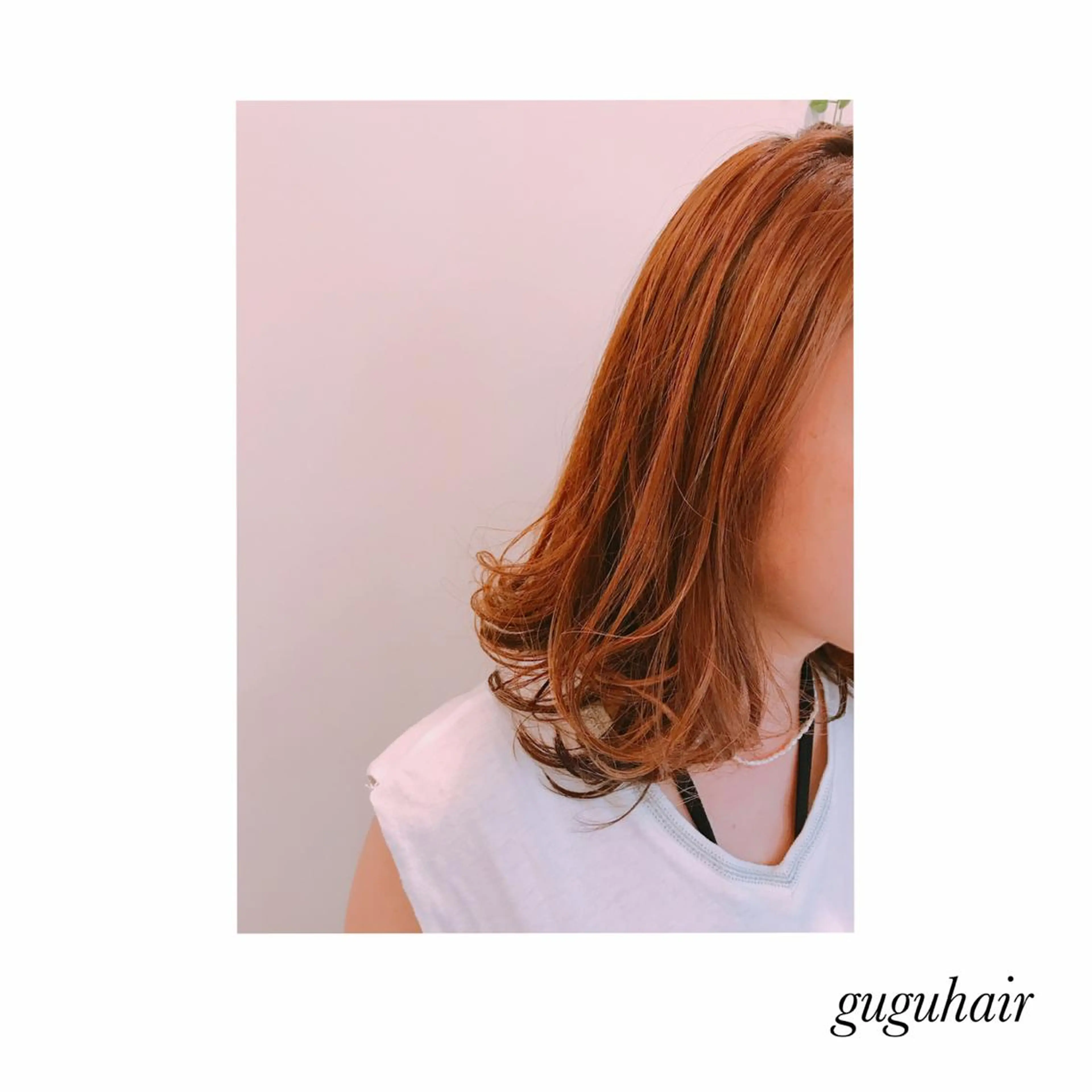 ミディアム 外ハネヘア gu gu hair MATSUのヘアスタイル
