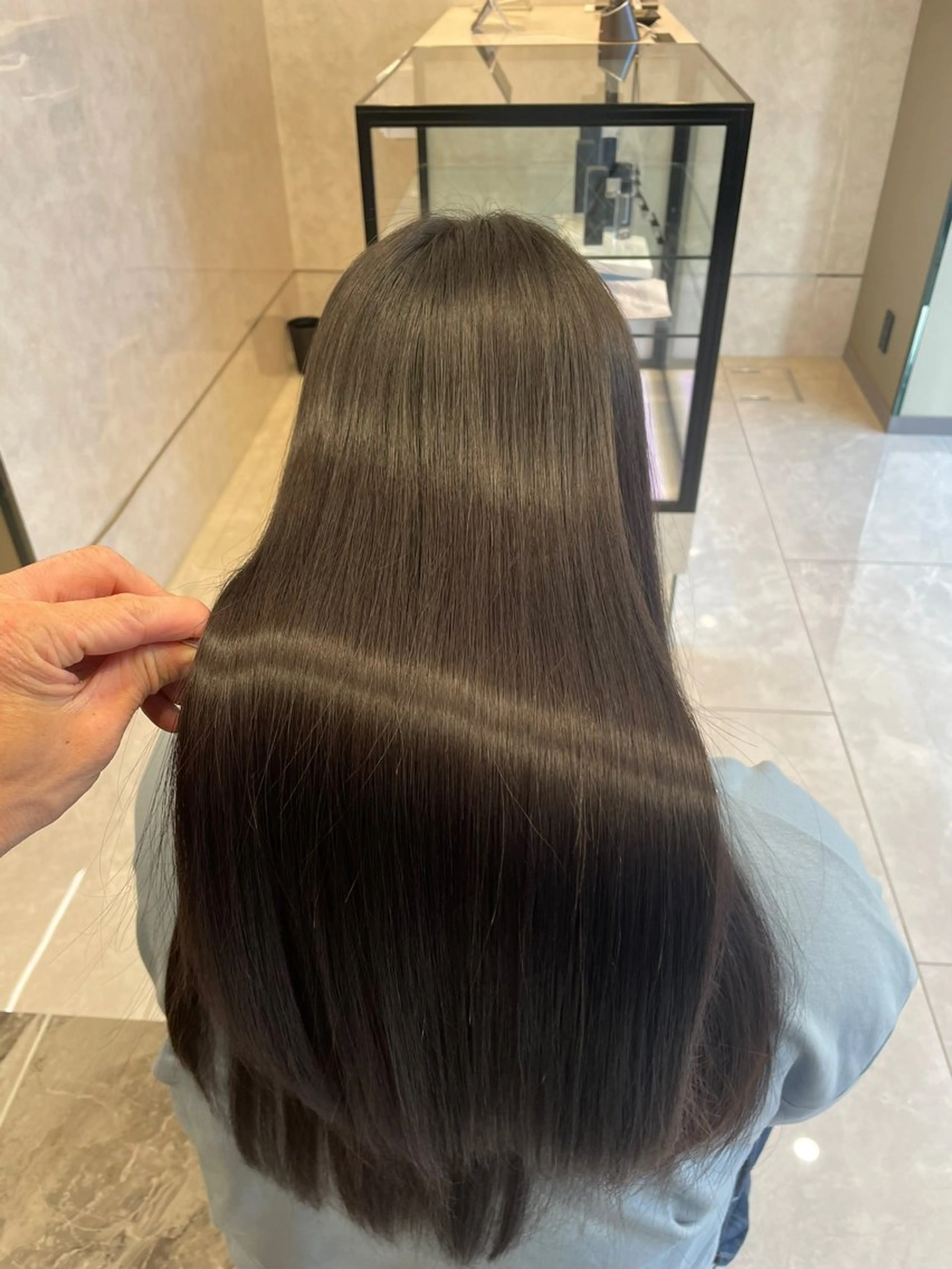 ロング 髪質改善 縮毛矯正 ハルキミナトジャパン所属・藤田優介 [大宮/縮毛矯正]のヘアスタイル