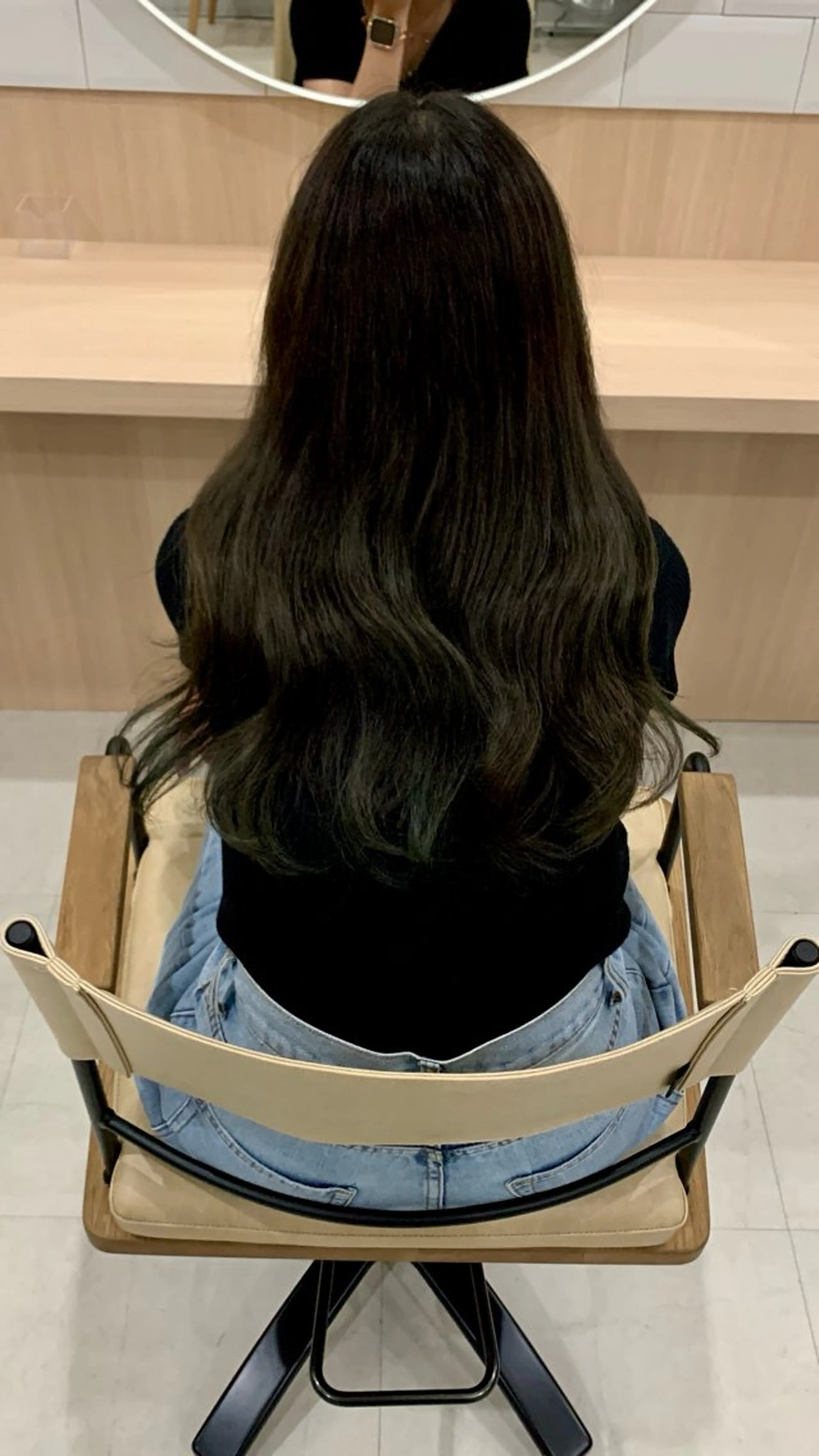 ロング カラー 田中 怜菜のヘアスタイル