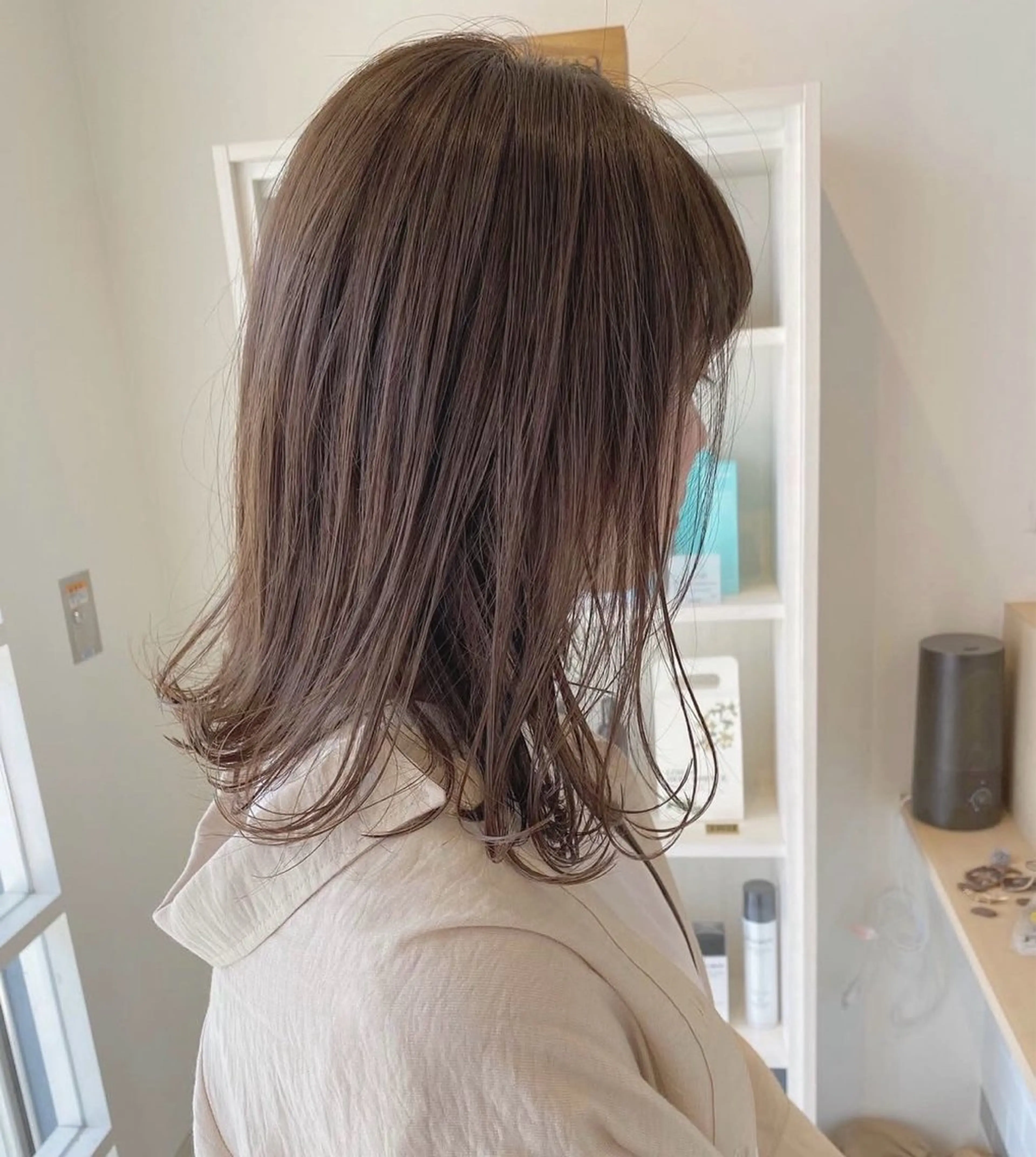 カラー ベージュカラー ブラウンカラー ピンクカラー ヘアカラー 新田 しずくのヘアスタイル