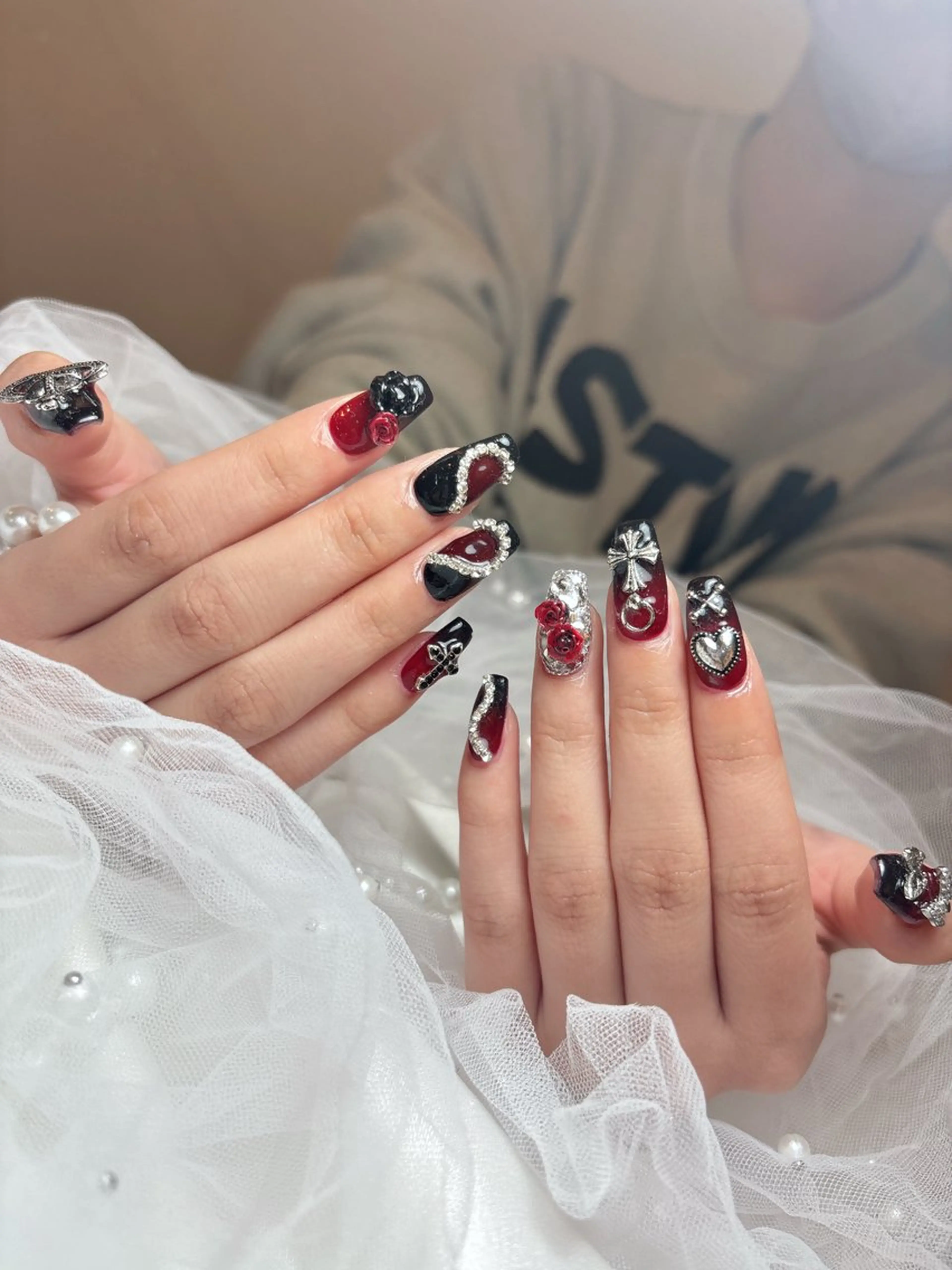 ネイル フットネイル フレンチネイル ジェルネイル ガーリー グラデーション ハンドネイル D.d Nail Moeのネイルデザイン