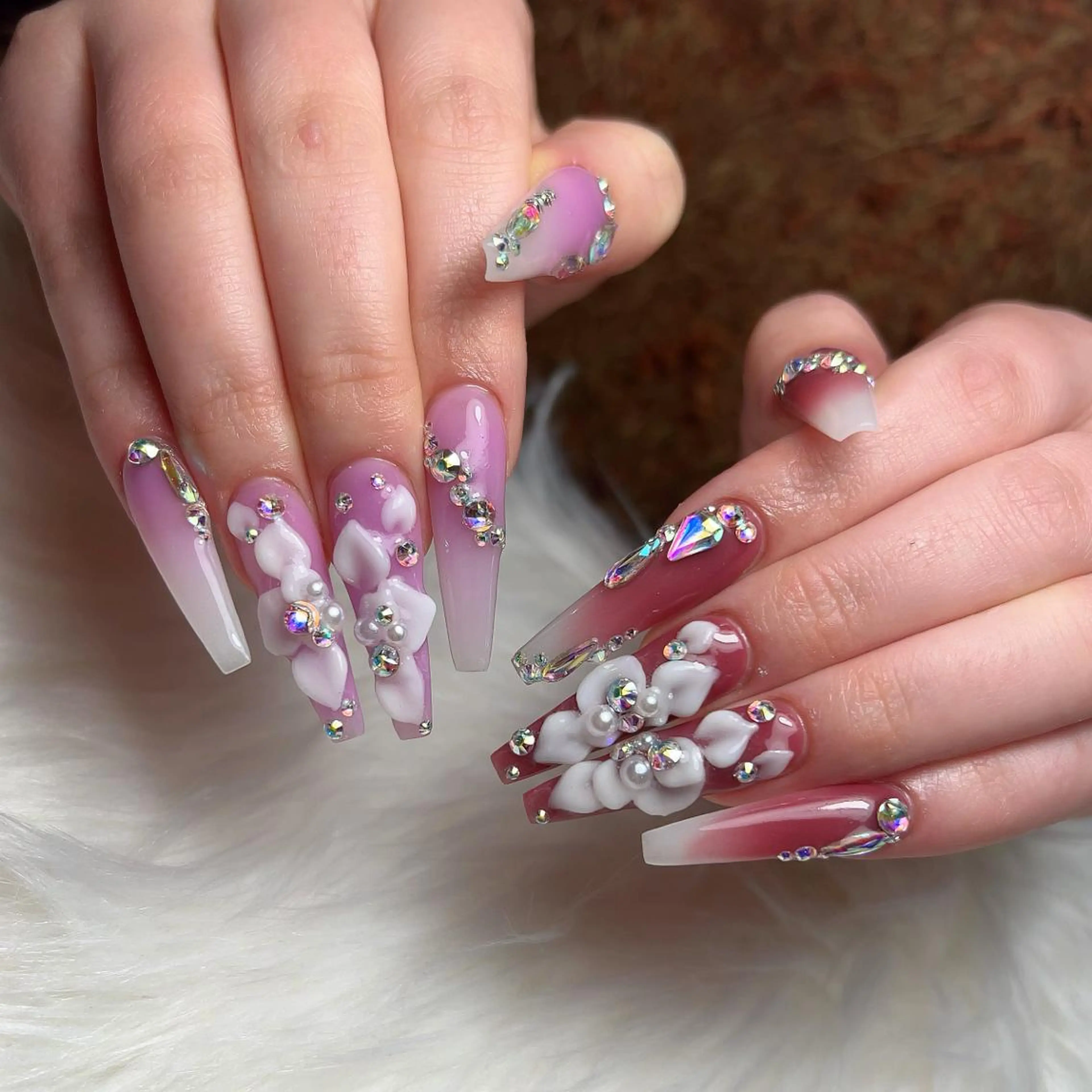 ロング ネイル nail salon azuのネイルデザイン