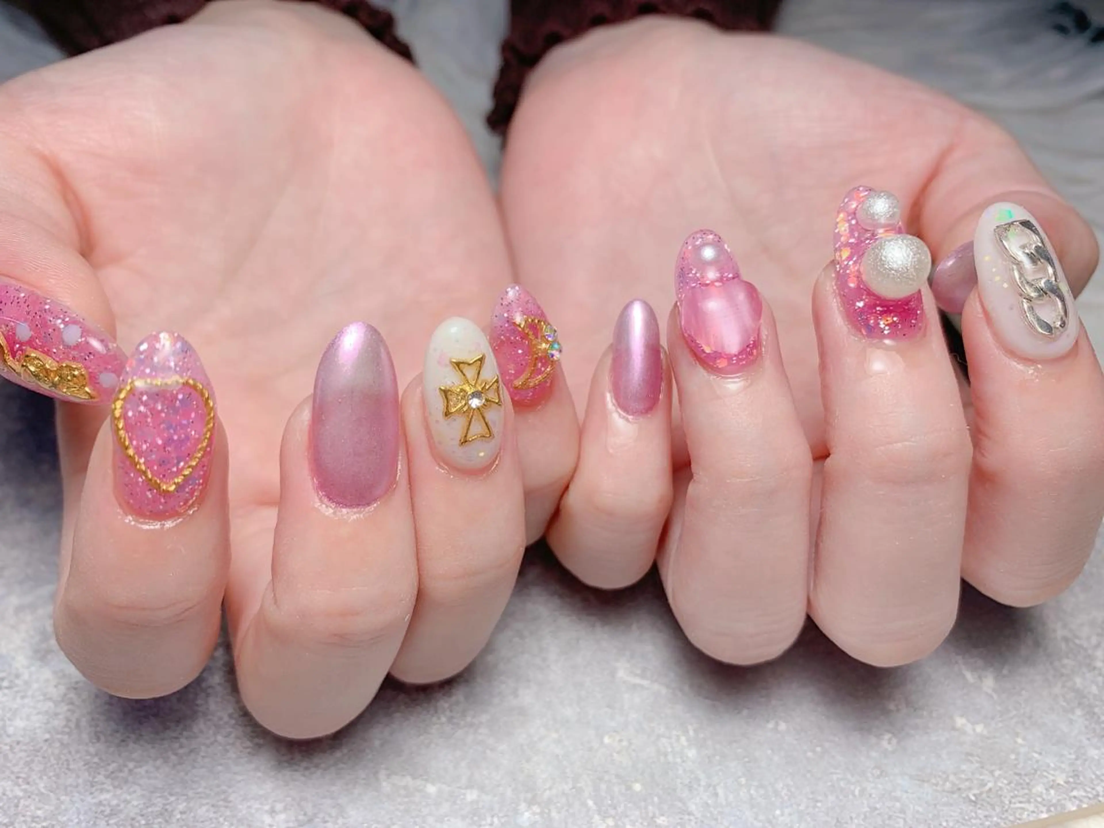 ネイル MiKi Nai池袋 長さだし得意のネイルデザイン