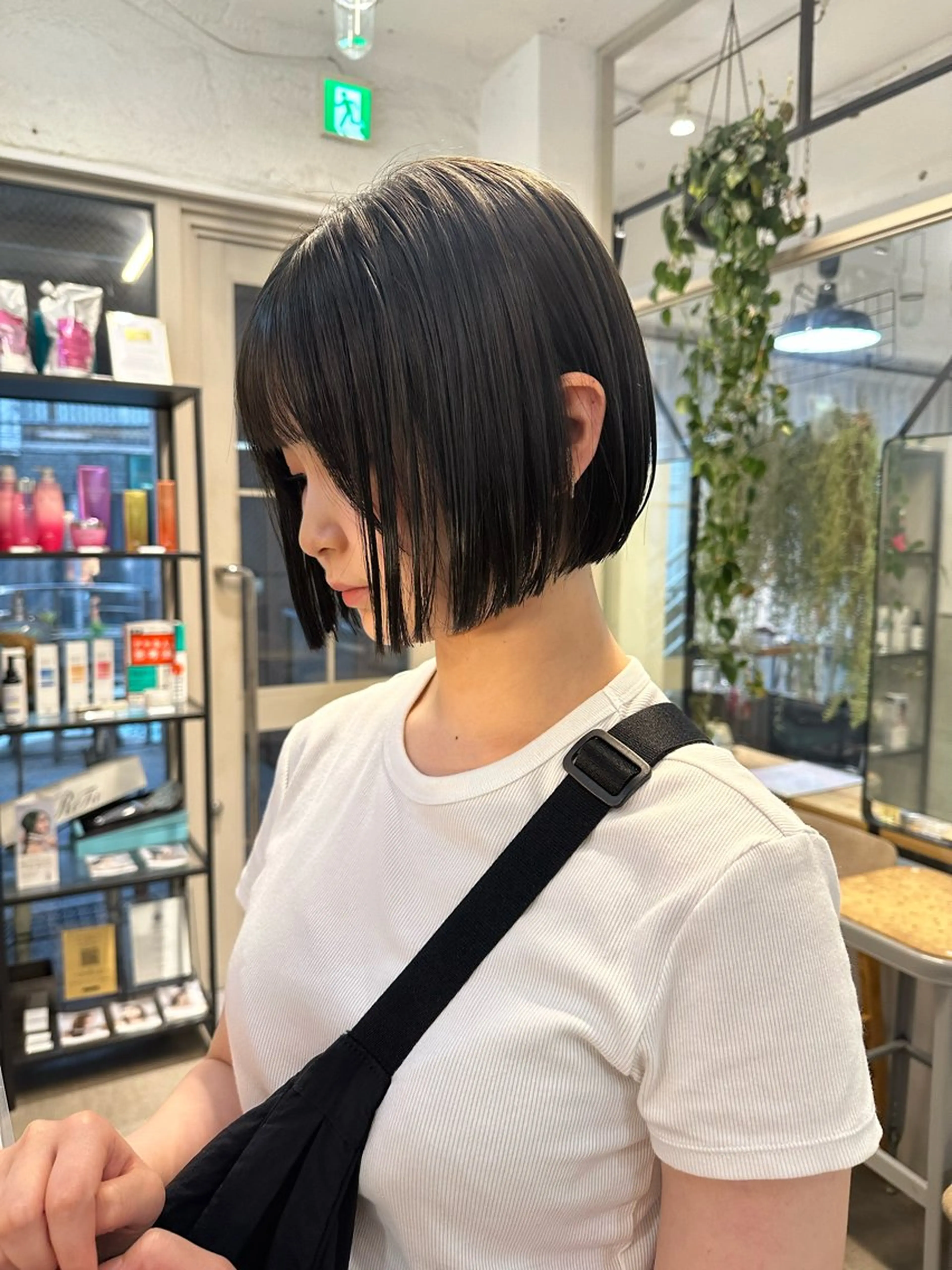 ショート ボブ カット トリートメント REINA☁️透明感 カラー/ぷつっと♡のヘアスタイル