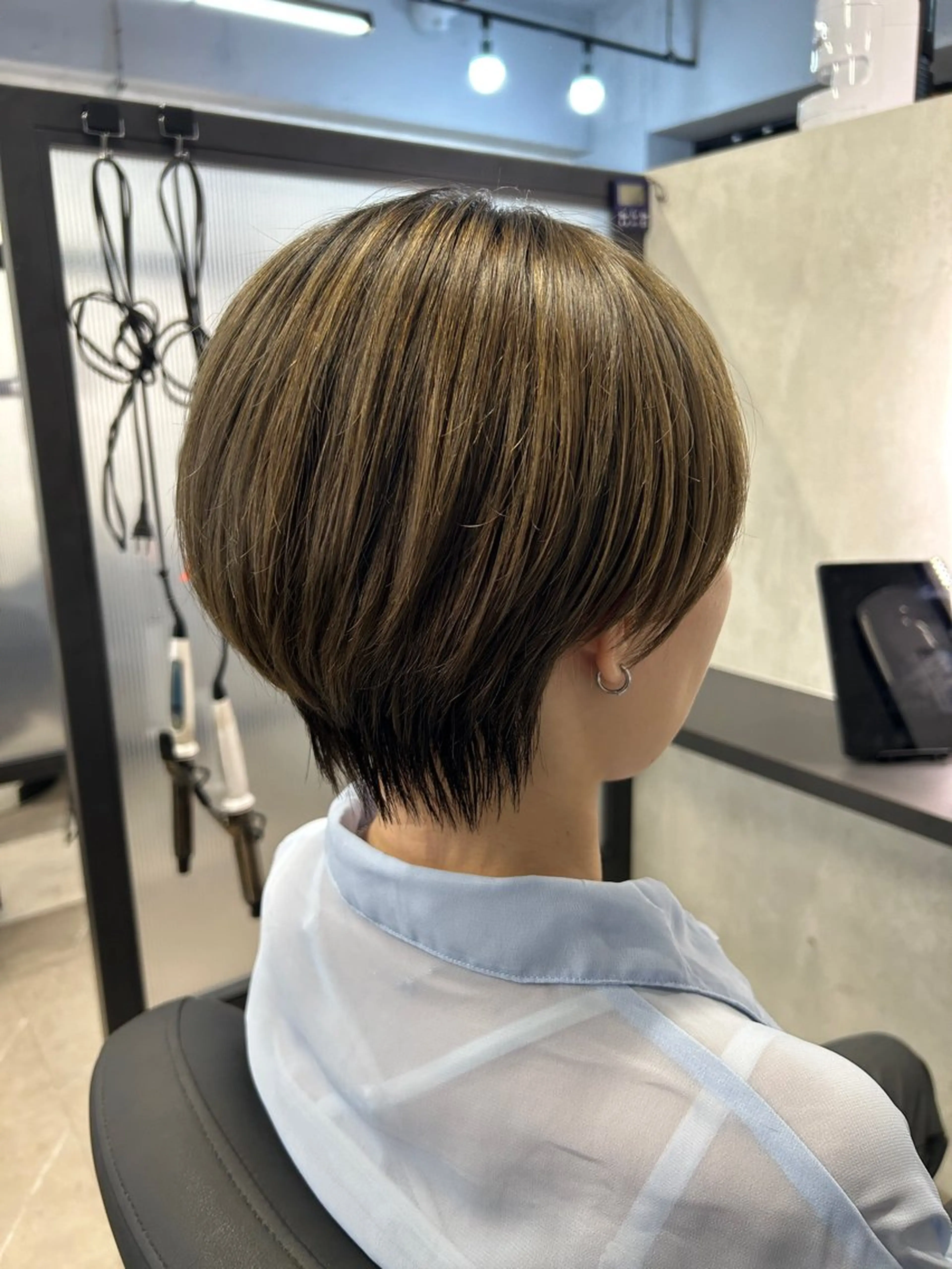 ショート カラー カット ヘアカラー トリートメント 新宿/美髪矯正 髪質改善/韓国風山本のヘアスタイル