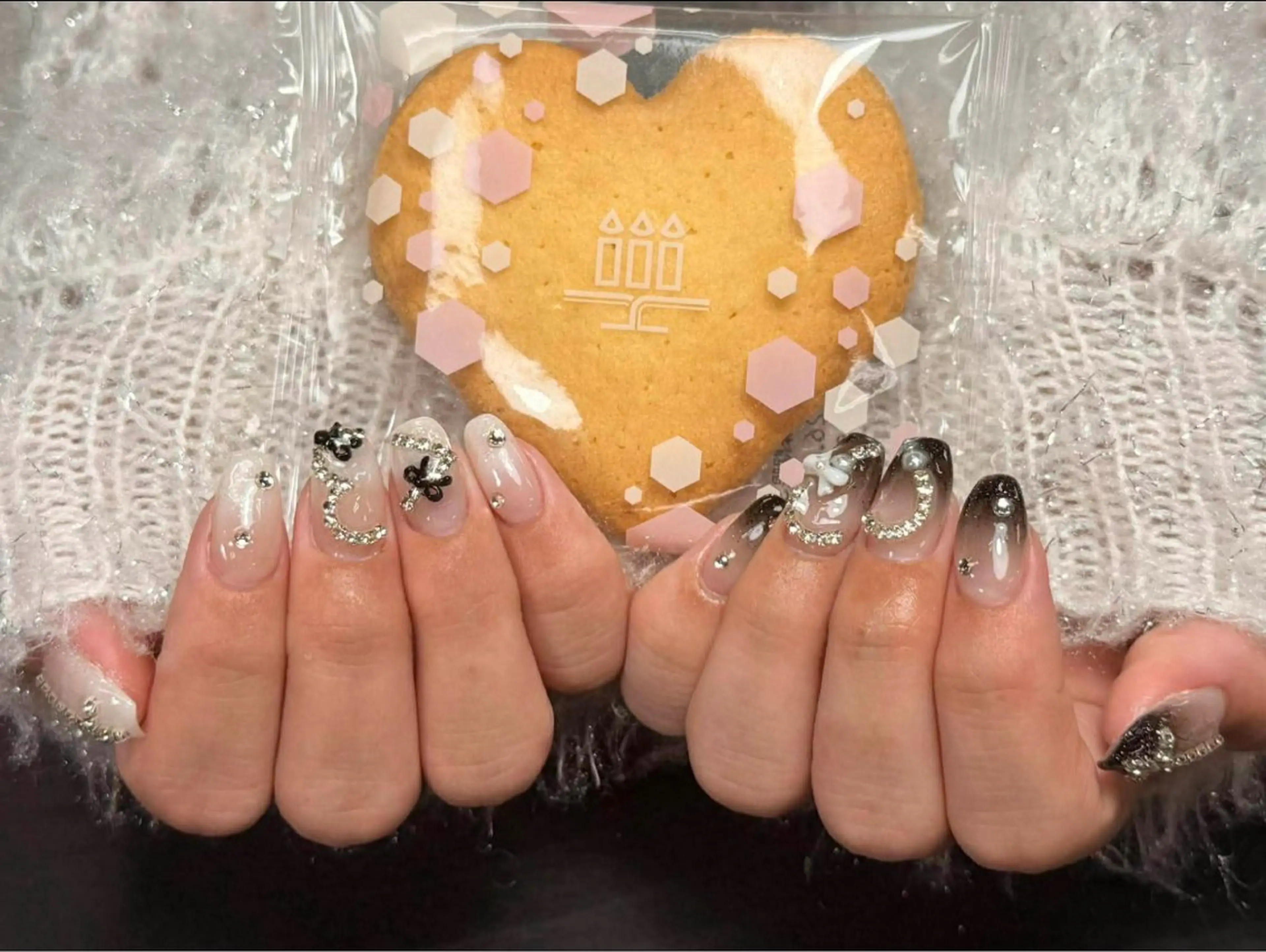 ネイル 韓国ネイル 持ち込み ニュアンスネイル ネイルチップ ハンドネイル Tini ANA.CHUOのネイルデザイン