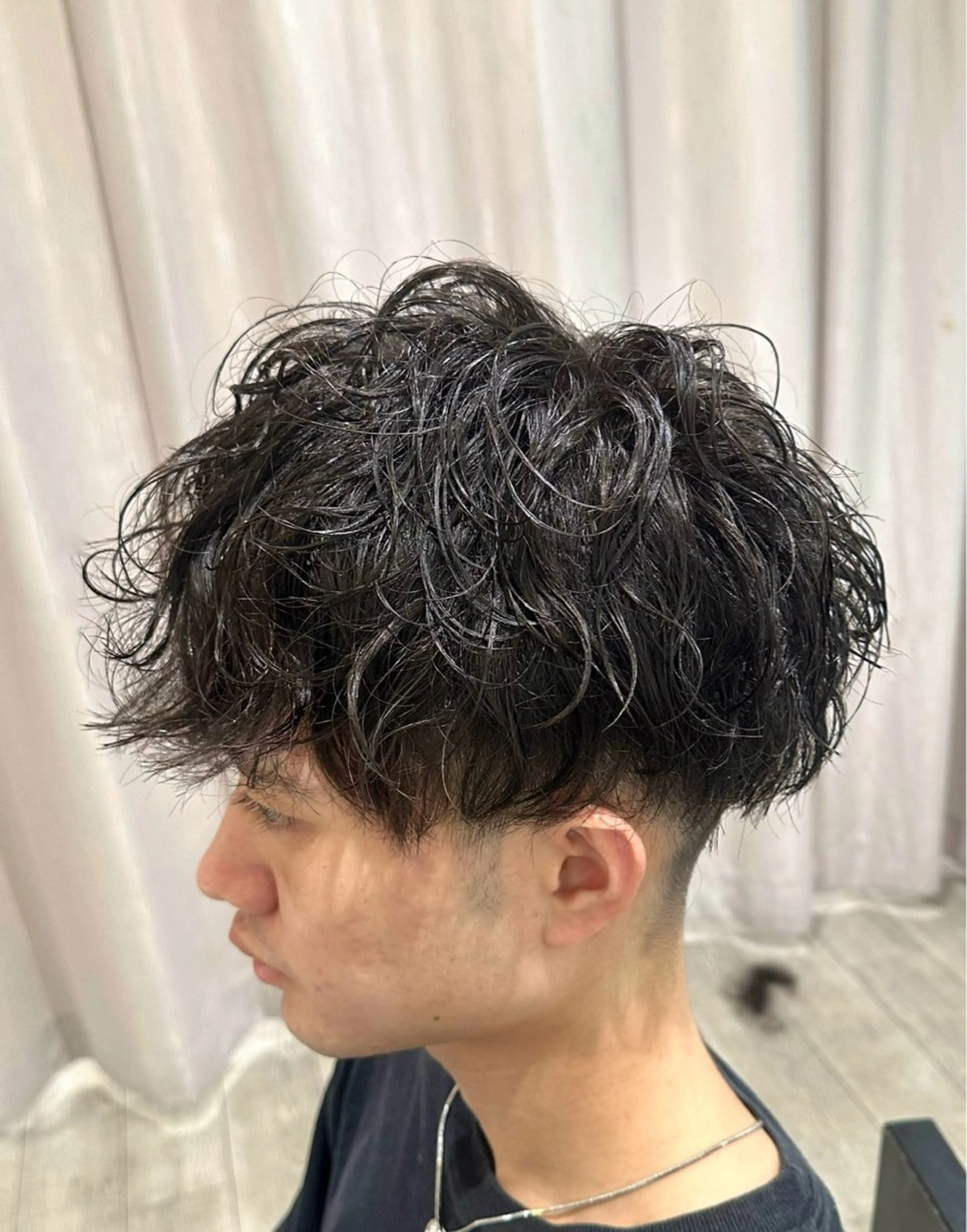 パーマ メンズ メンズパーマ 髪質改善 カット パーマ ユージ ✂︎ カット／パーマ特化のヘアスタイル