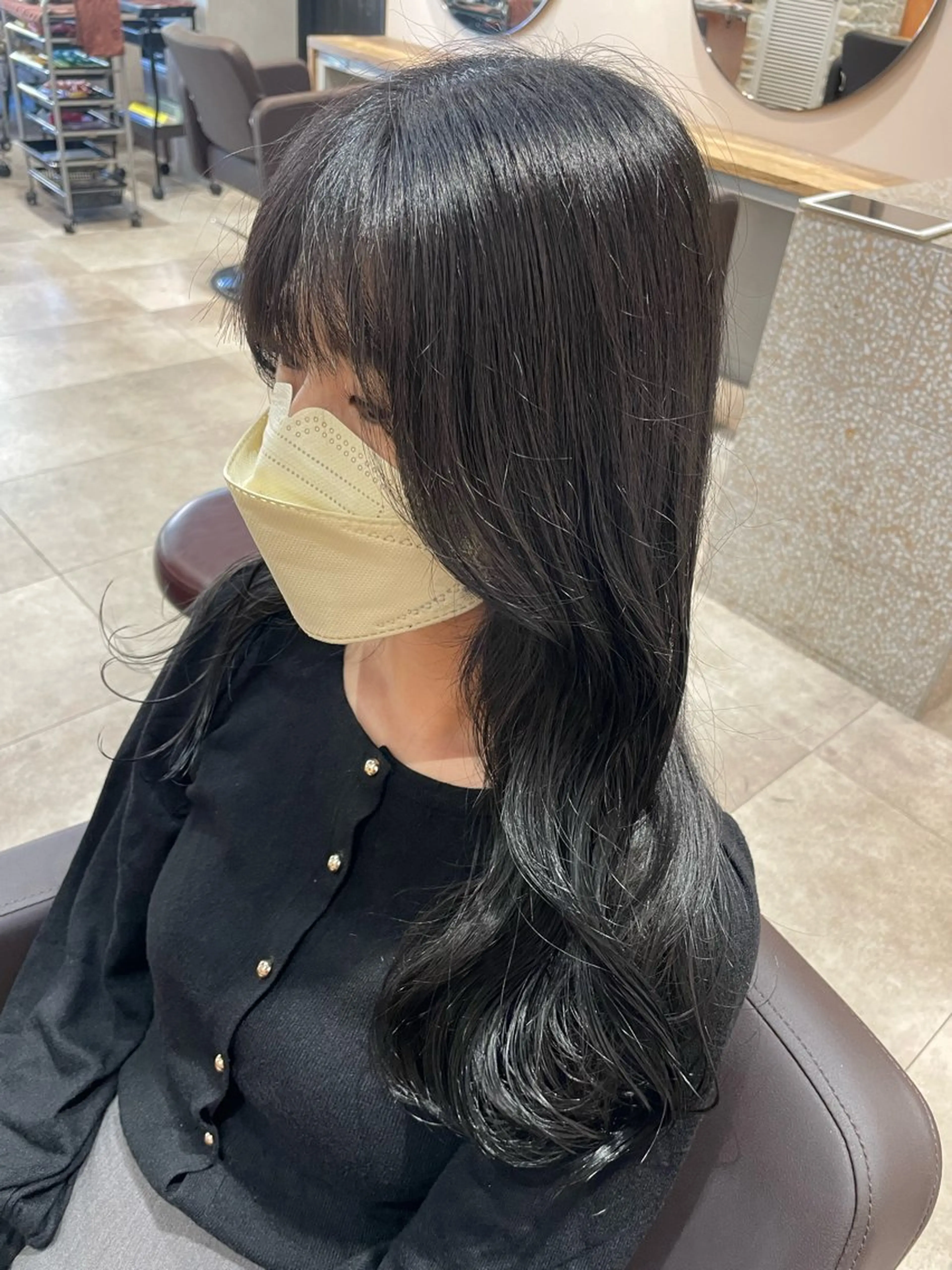 ロング カラー 韓国風ヘア カット ヘアカラー トリートメント 💐パーソナルカラー /市橋加菜💐のヘアスタイル