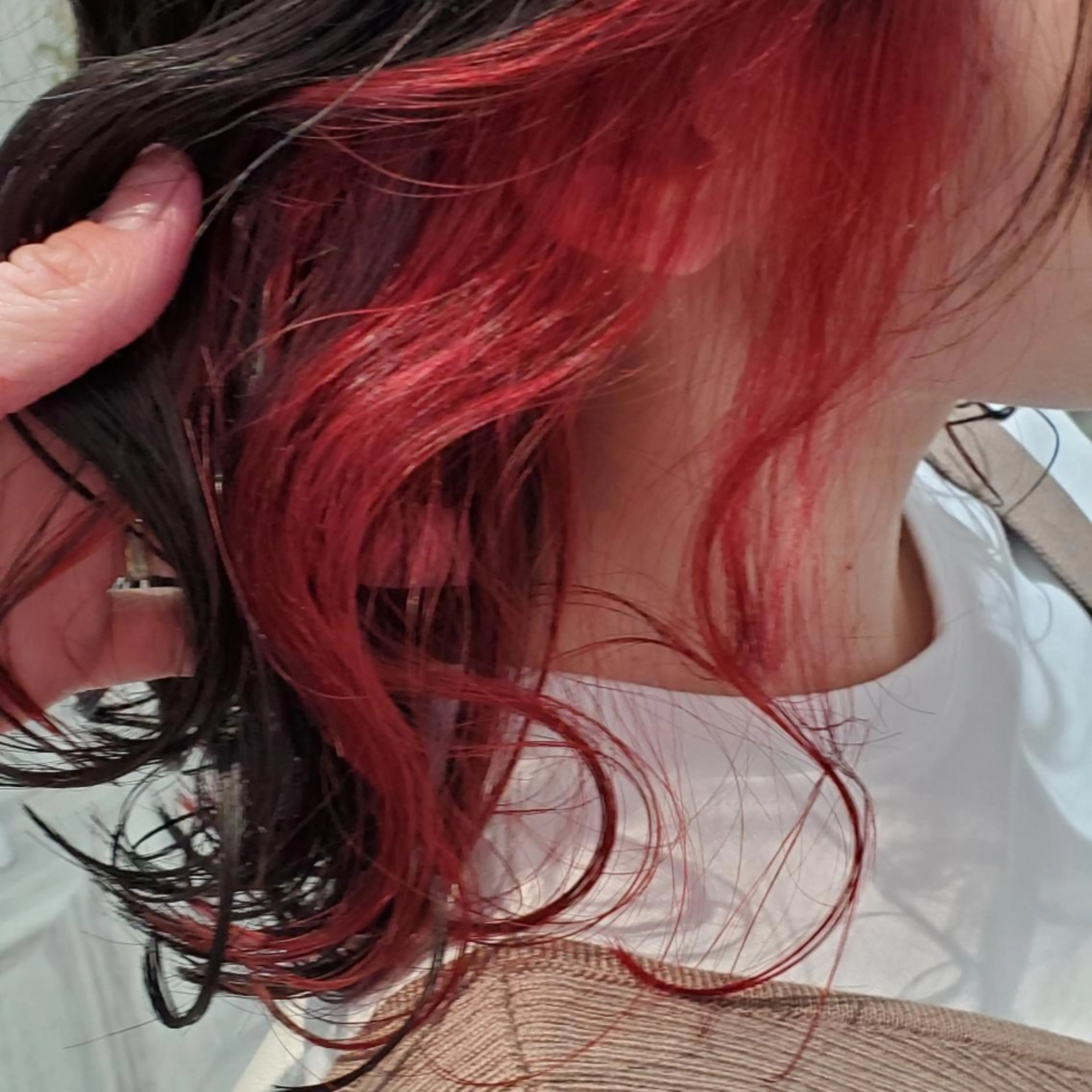 ミディアム ヘアアレンジ カラー ナカシマ  アユミのヘアスタイル