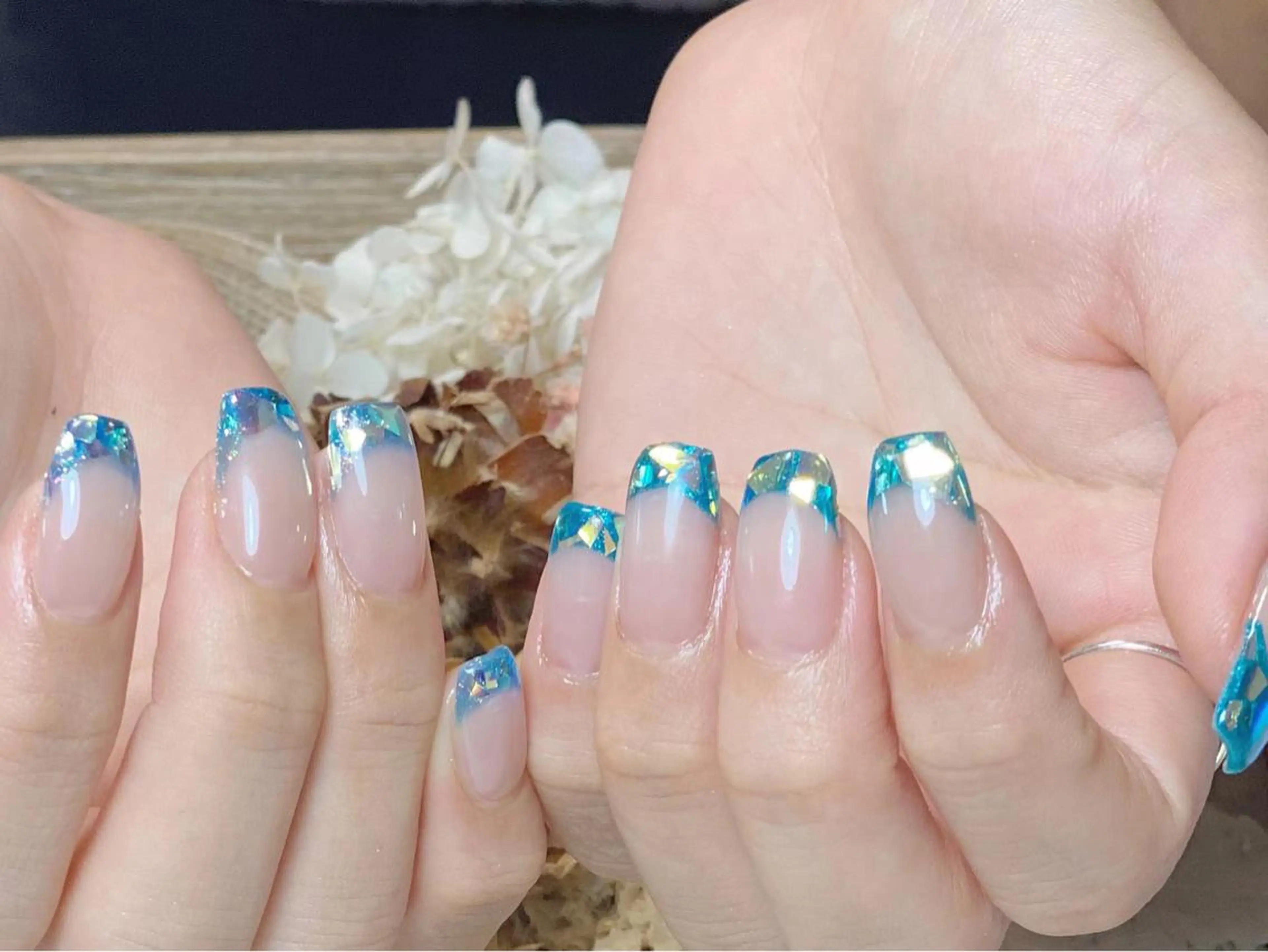 ガラスorカラーorマグネットorミラーフレンチの写真