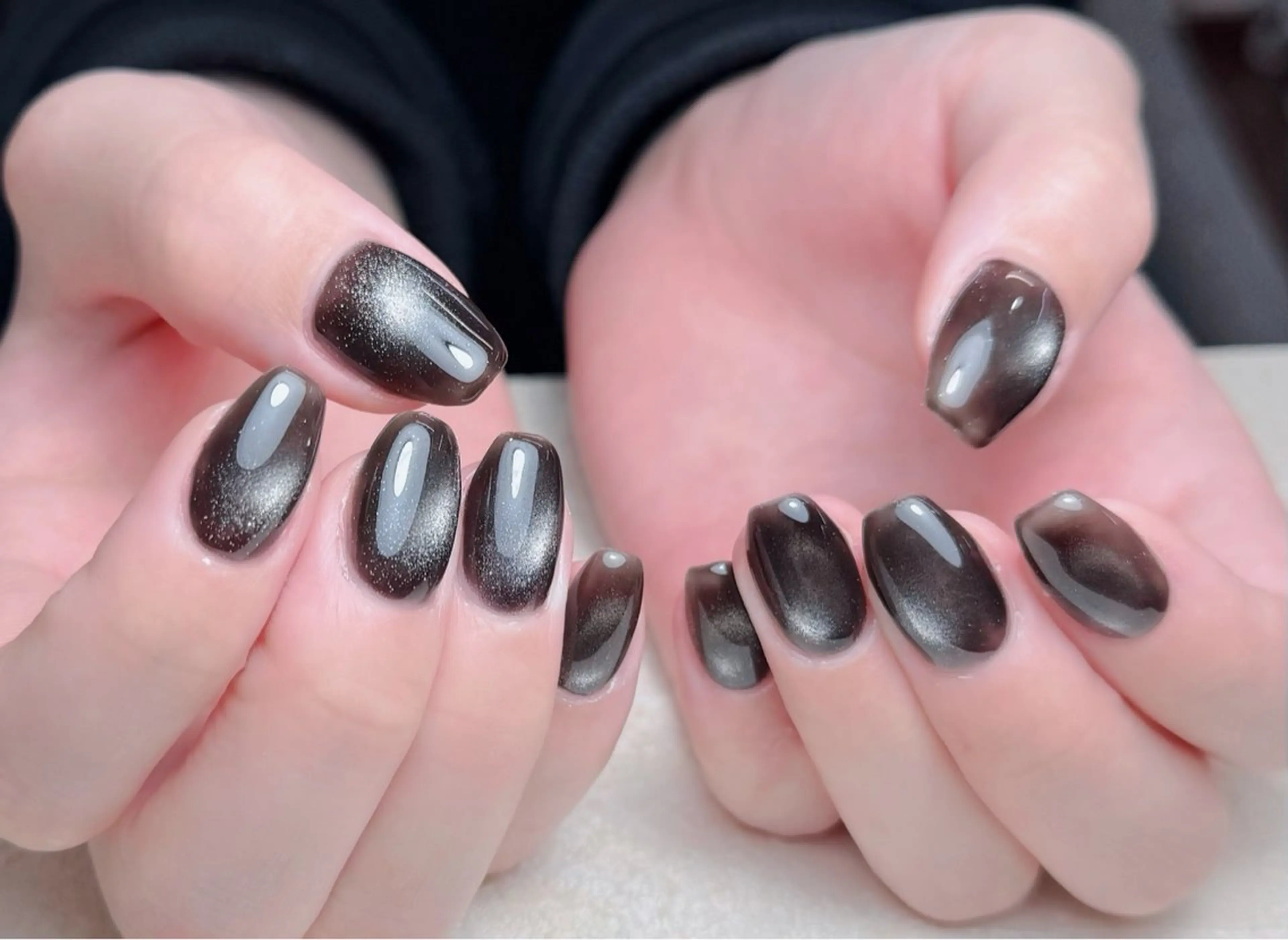 ネイル アートネイル 長さ出し フレンチネイル ジェルネイル ガーリー ハンドネイル 中野駅から2分 MEO NAILのネイルデザイン