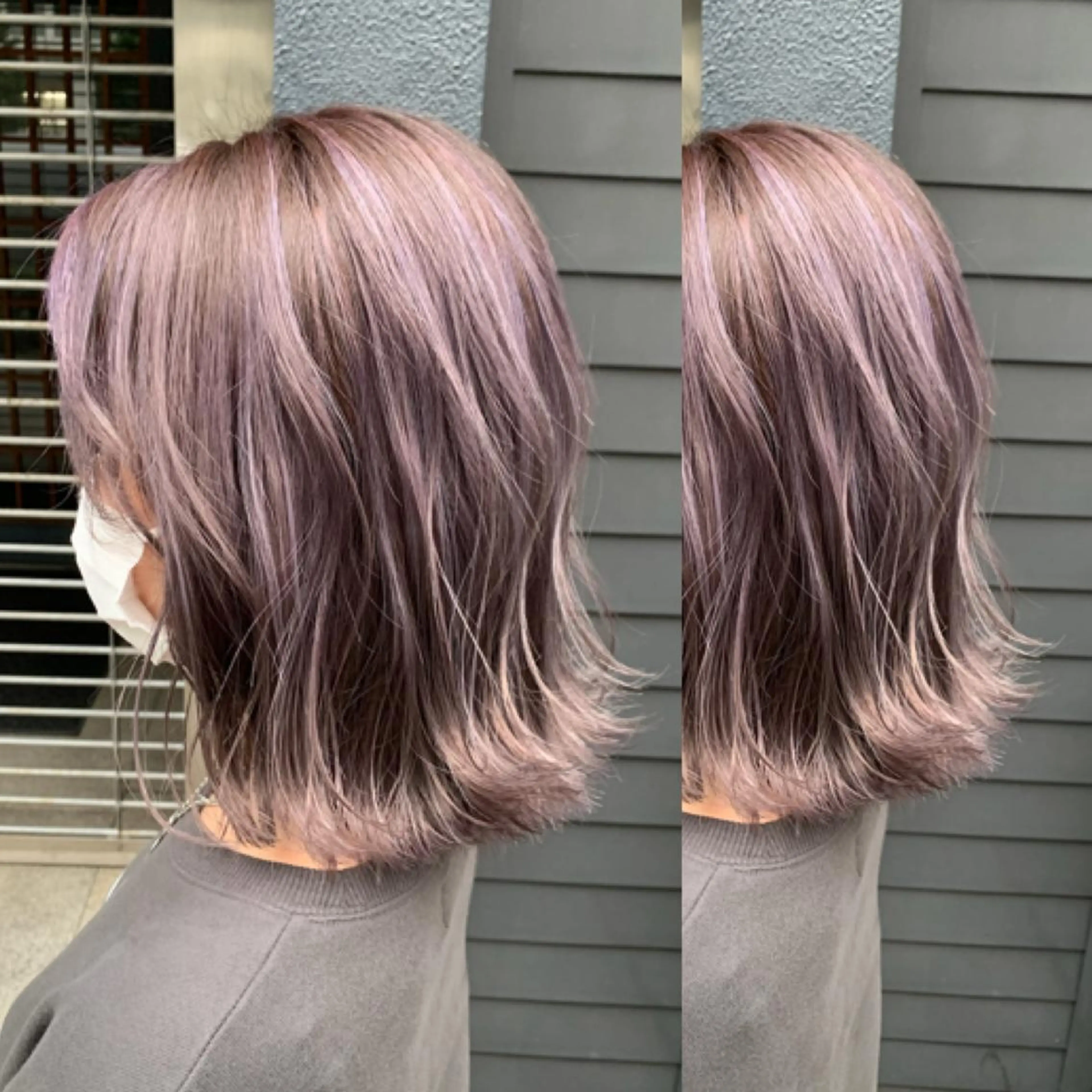 ミディアム カラー ヘアアレンジ 🦋韓国ヘア 坂本 菜摘🦋のヘアスタイル