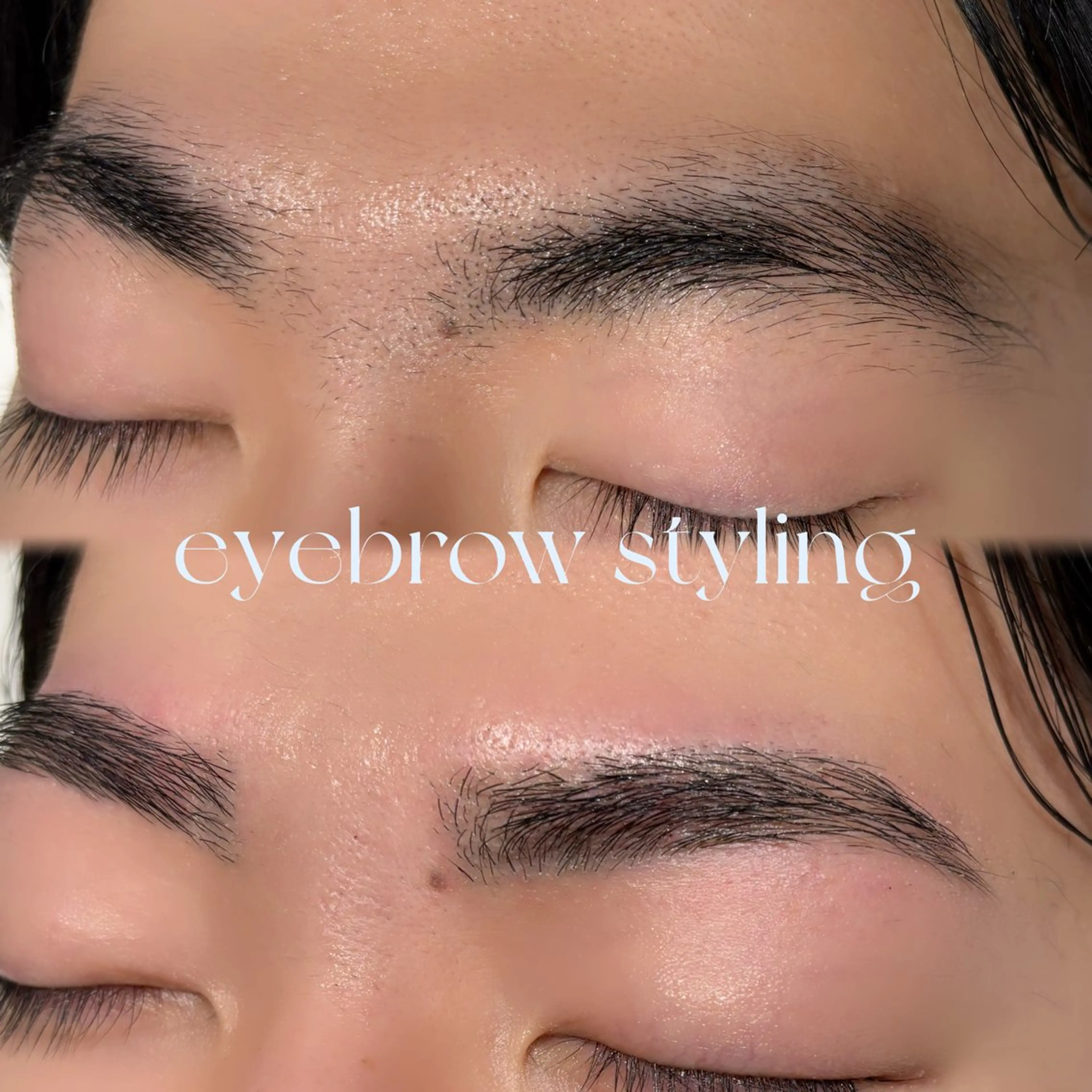 《～4/25まで限定》アイブロウスタイリングメンズ🉑【WAX+間引き+メイク】の写真