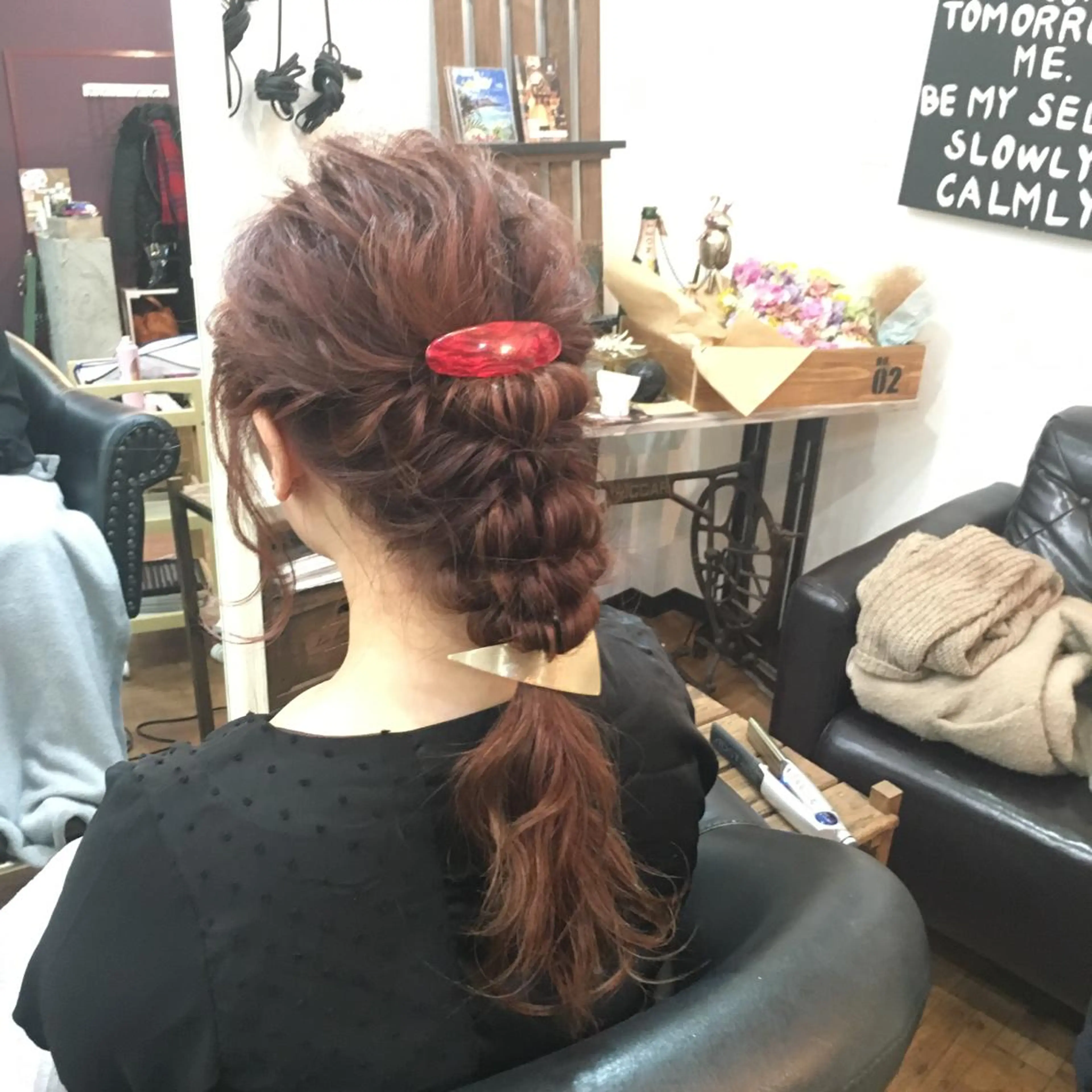 セミロング ロング カラー ヘアアレンジ 西川 ヒロキのヘアスタイル