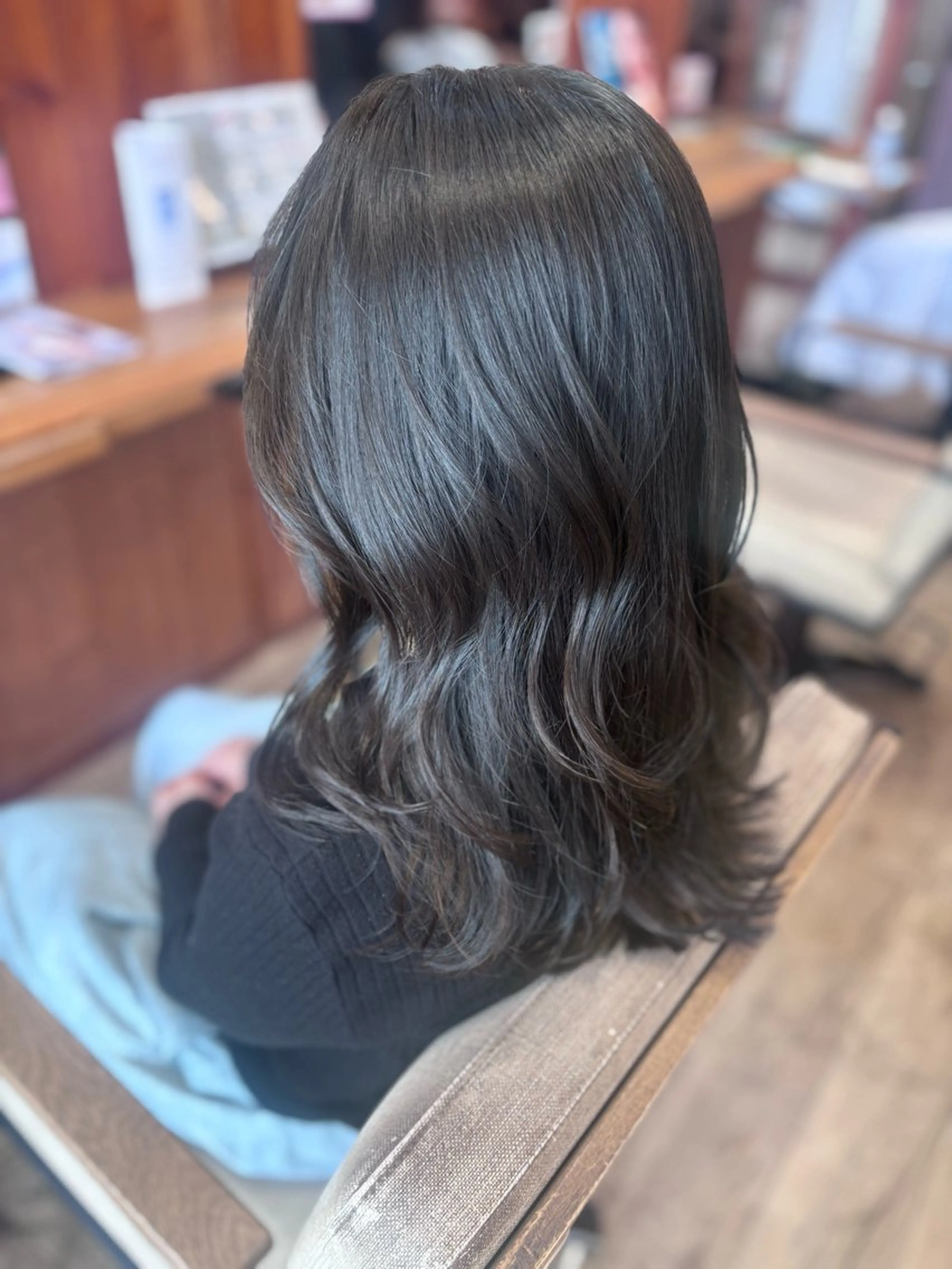 ミディアム カラー カット ヘアカラー トリートメント Jill franc ＿ ayanoのヘアスタイル