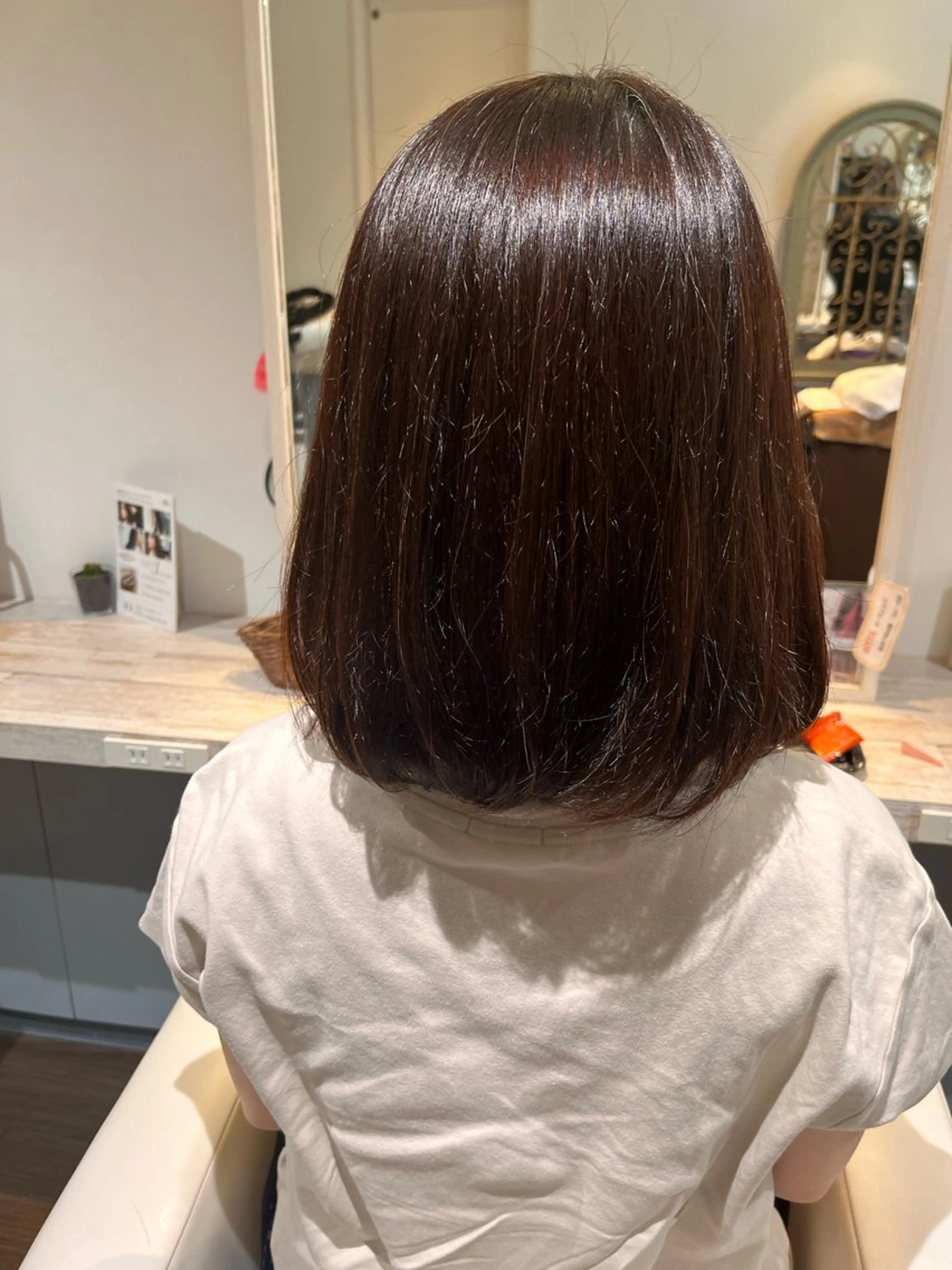 ミディアム 福本 好子のヘアスタイル