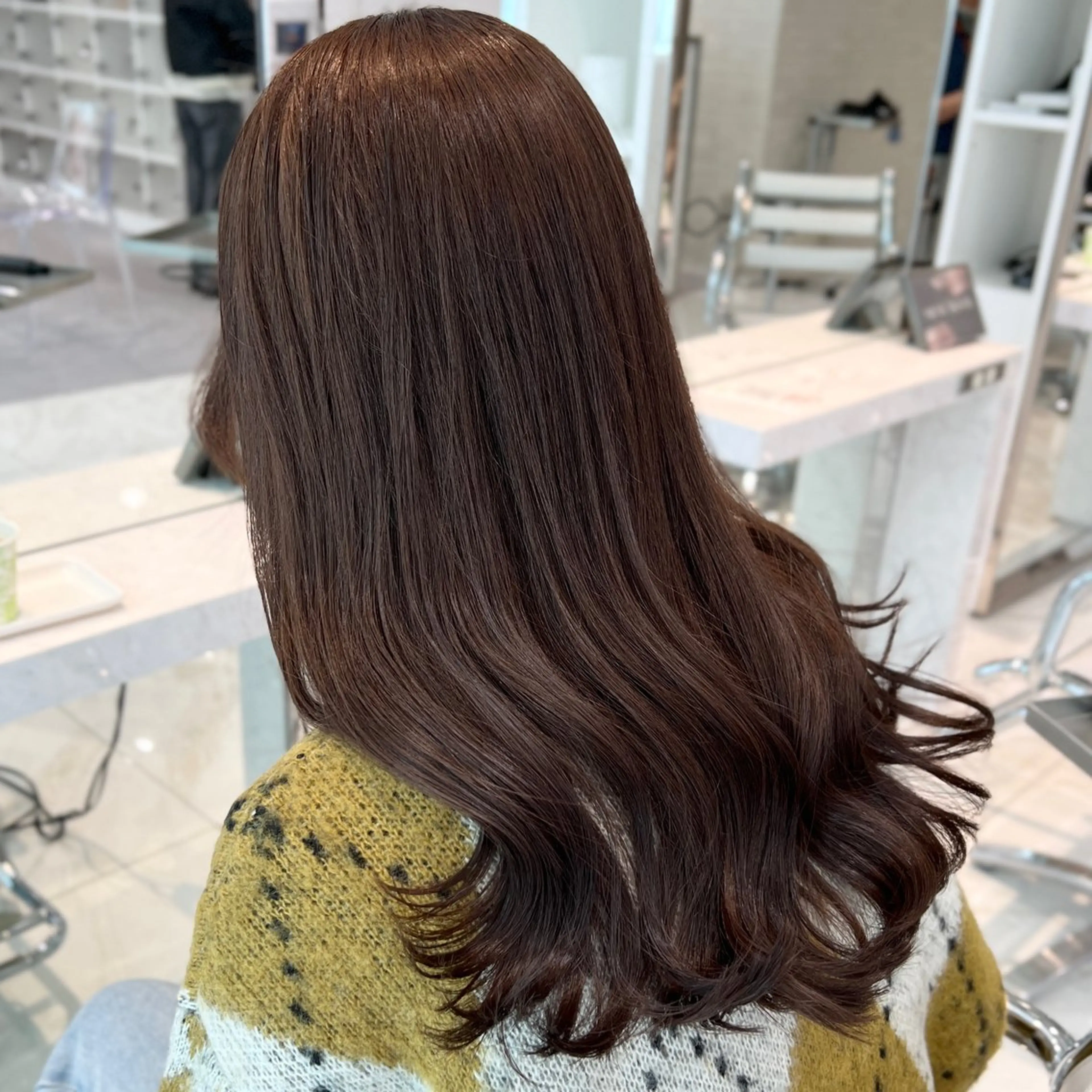 セミロング カラー NYNY姫路本店 メンズパーマ藤川時也のヘアスタイル