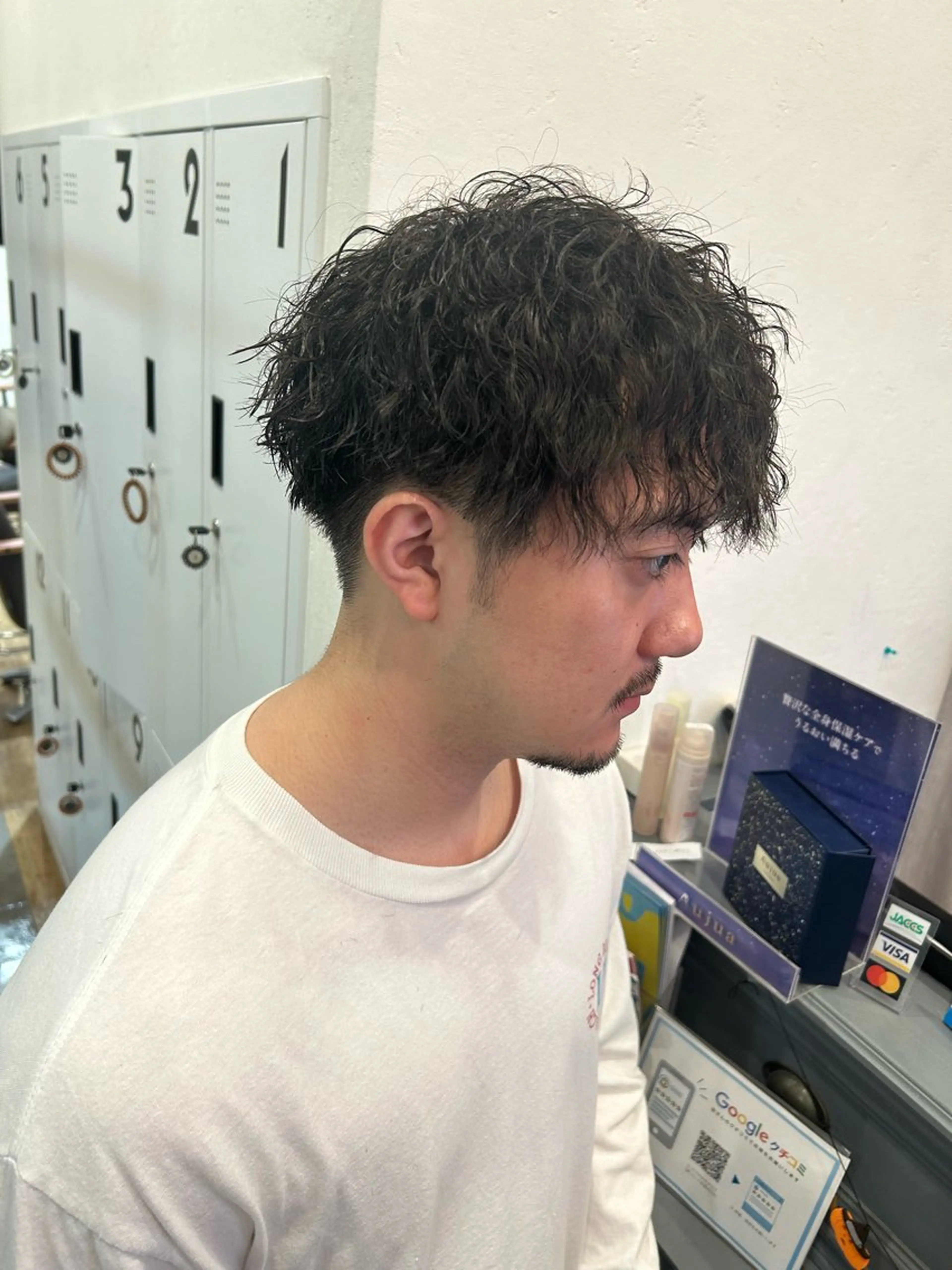 パーマ メンズ メンズパーマ ツイストスパイラルパーマ スパイラルパーマ カット パーマ mai /attraのヘアスタイル