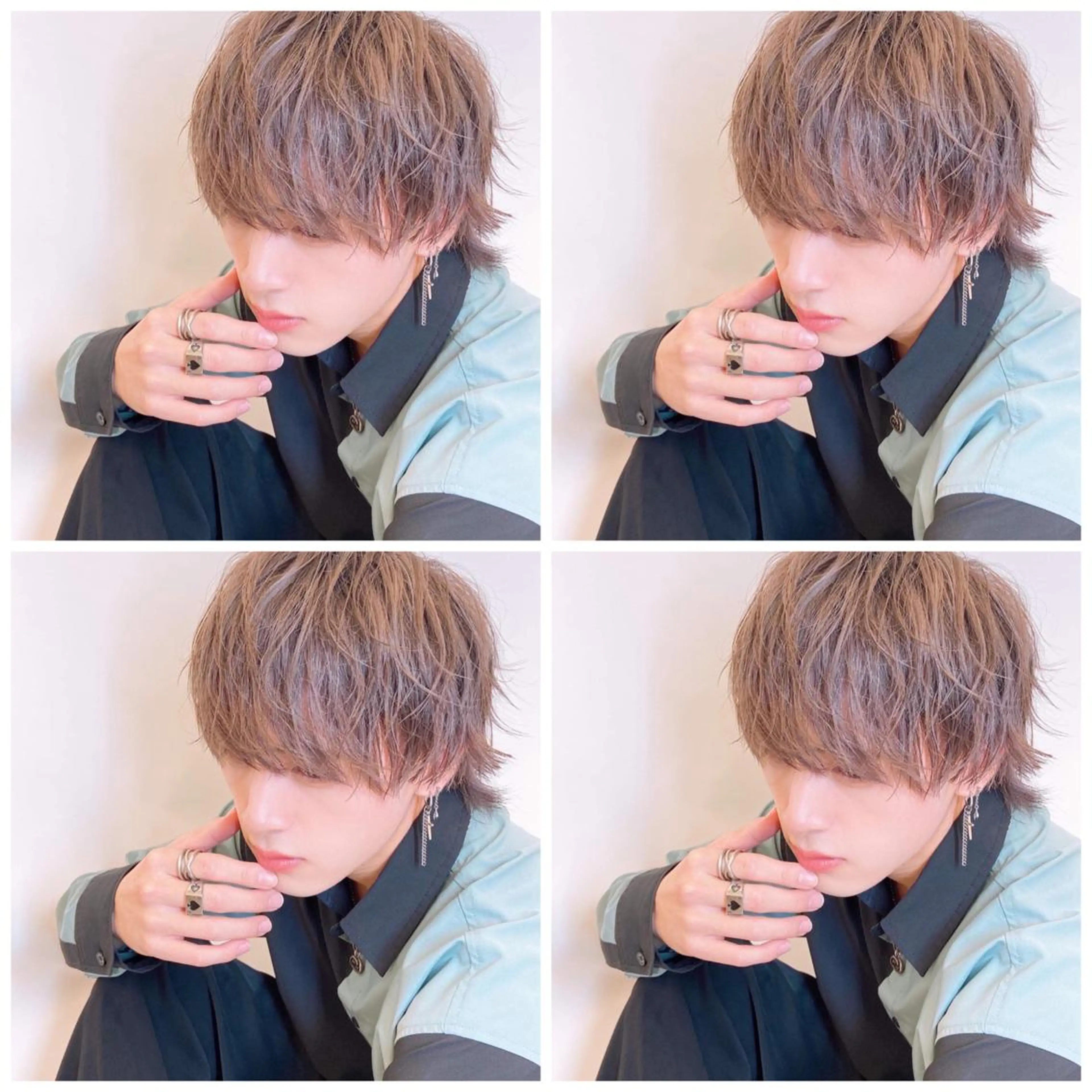 カラー メンズ 心斎橋メンズサロン リベルテグリットのヘアスタイル