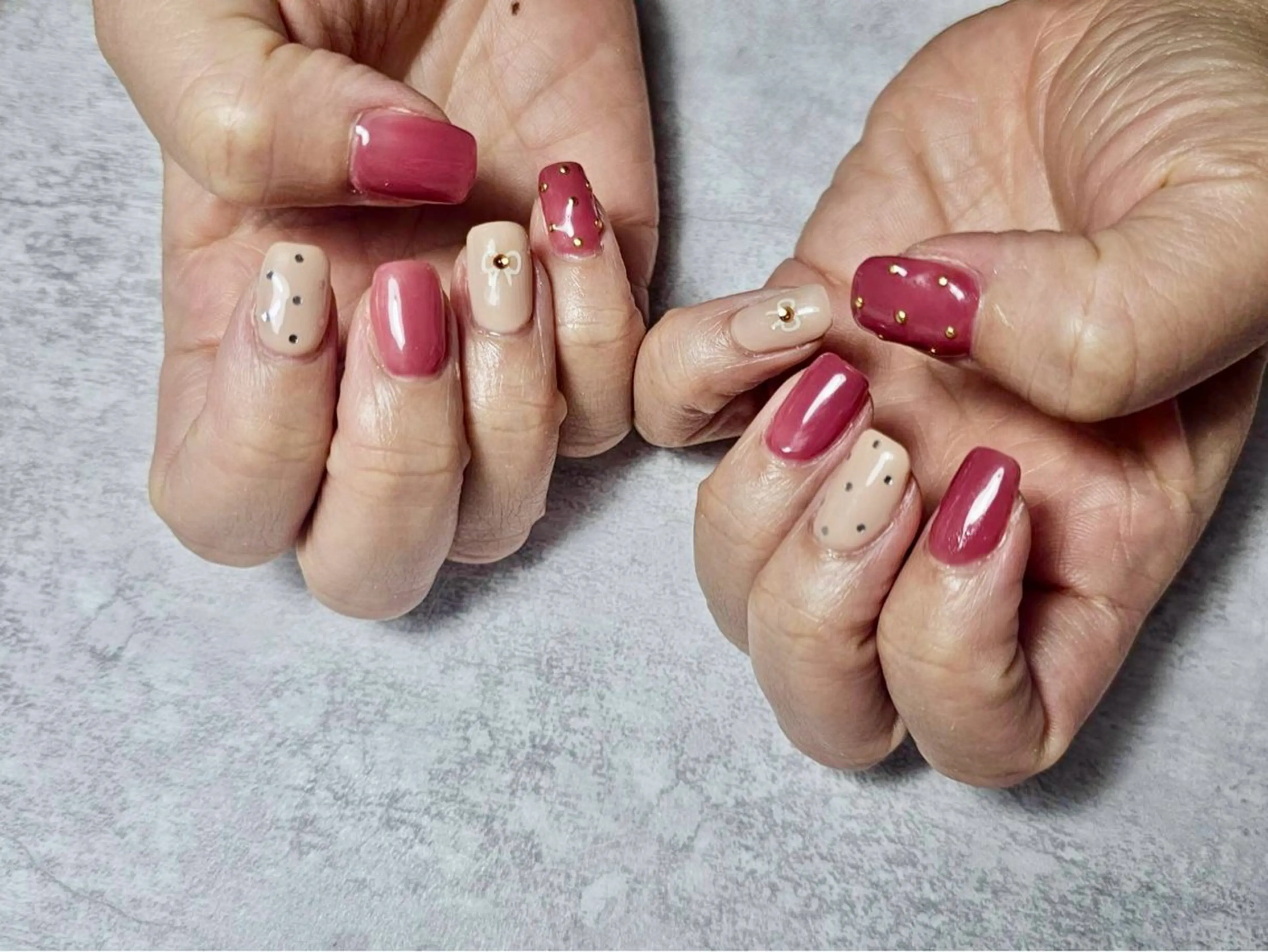 ネイル オーロラネイル フットネイル フレンチネイル ジェルネイル マグネットネイル mogunail &blowのネイルデザイン