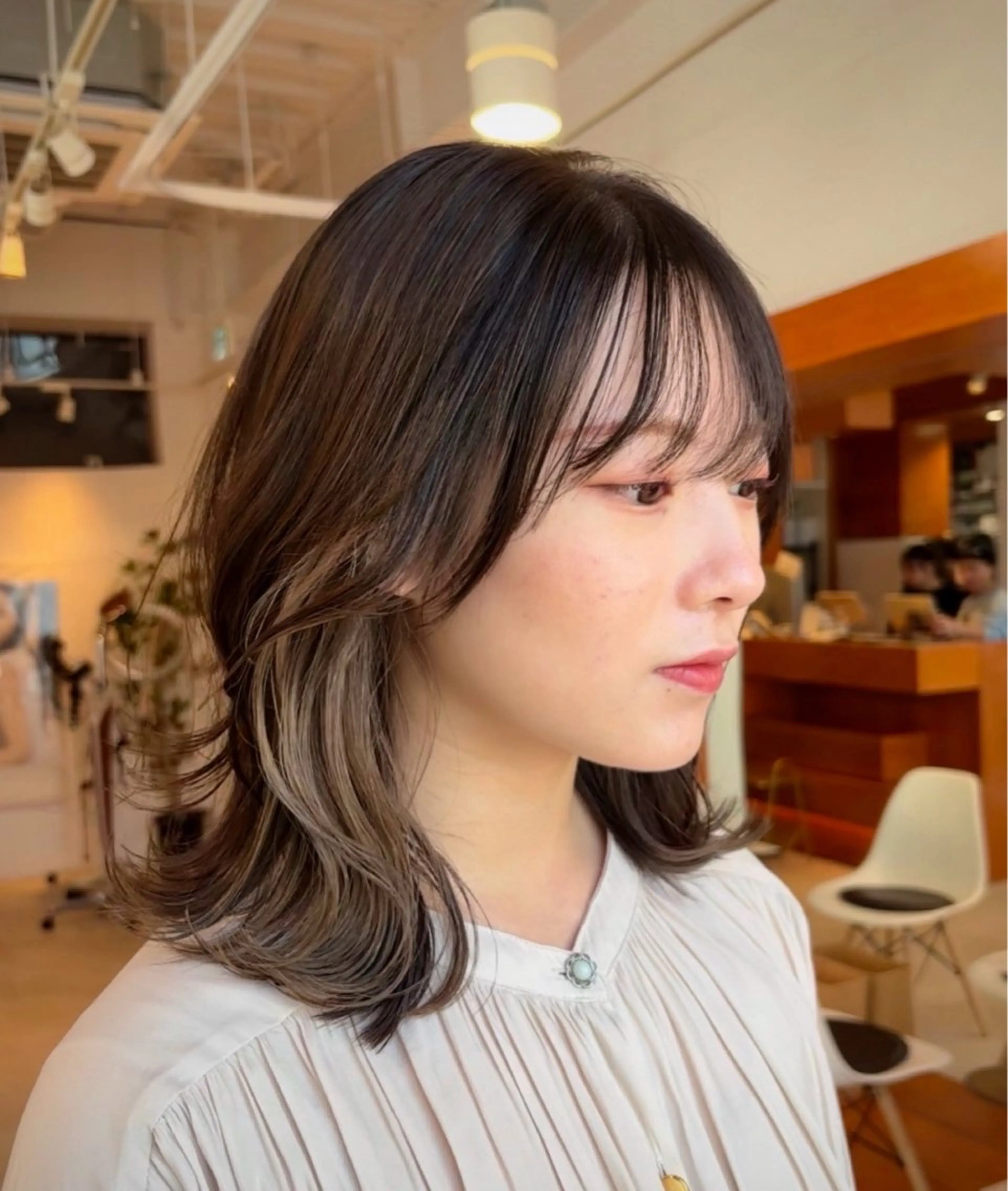 前髪カット♡ヘアスタイリング💜💜の写真