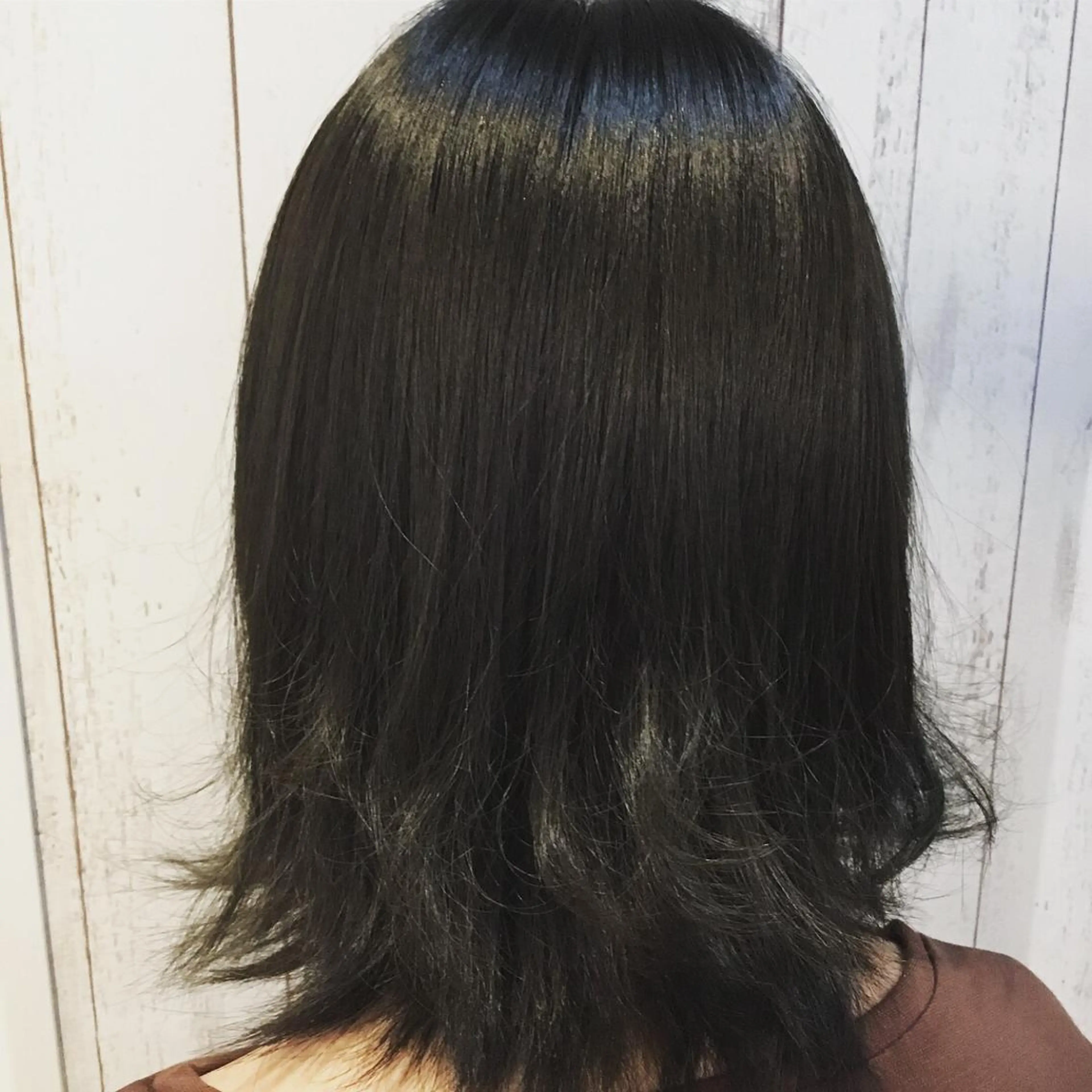 ミディアム カラー 金崎 新吾のヘアスタイル